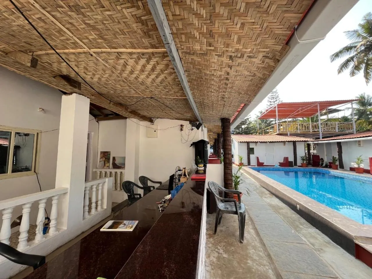 Lobby or reception in La Paulo's Back to Basic Beach Resort