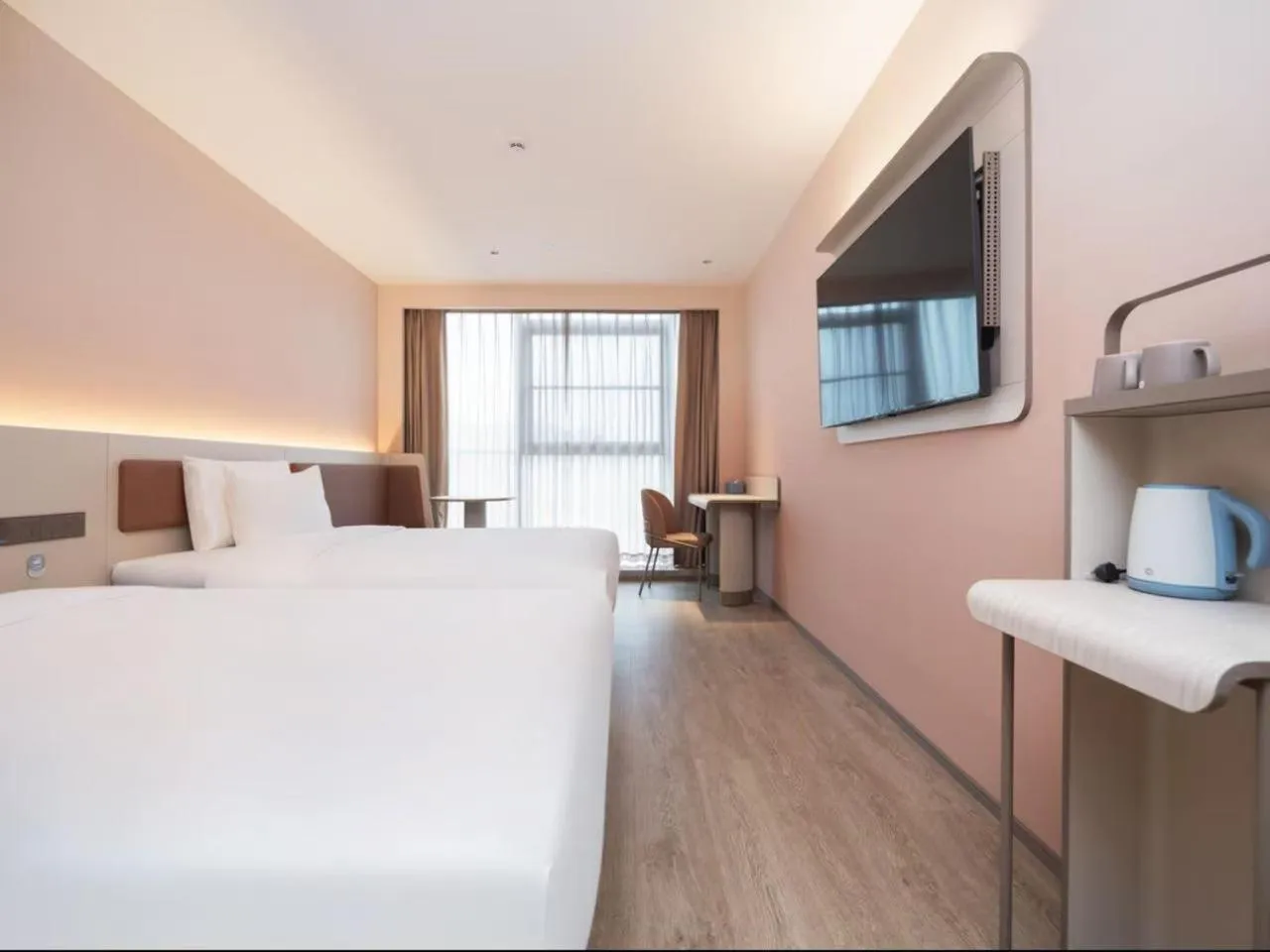 Bedroom in Hanting Hotel Shanghai Lingang New City Wanda Plaza