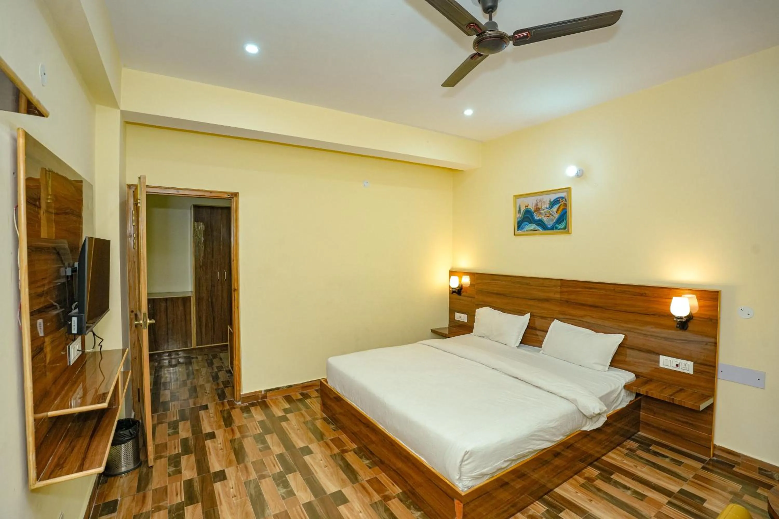 Bed in The Himalayan Stories - A Riverside Heaven Resort