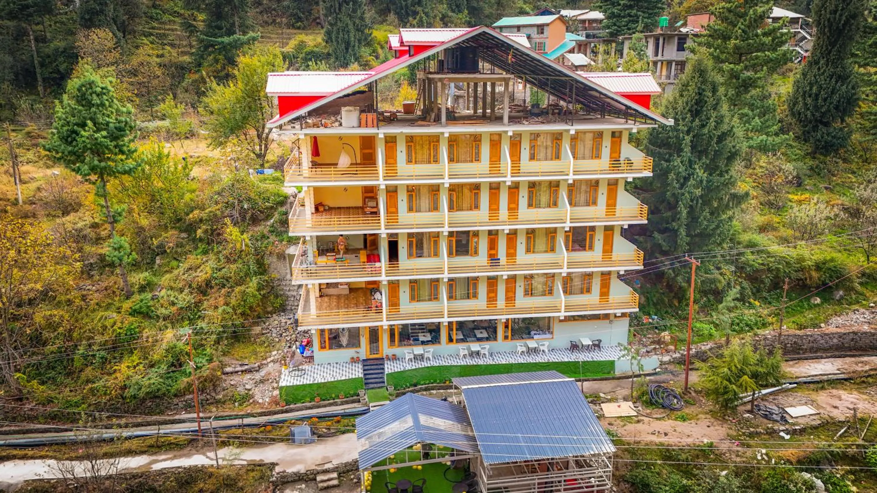 Property building in The Himalayan Stories - A Riverside Heaven Resort