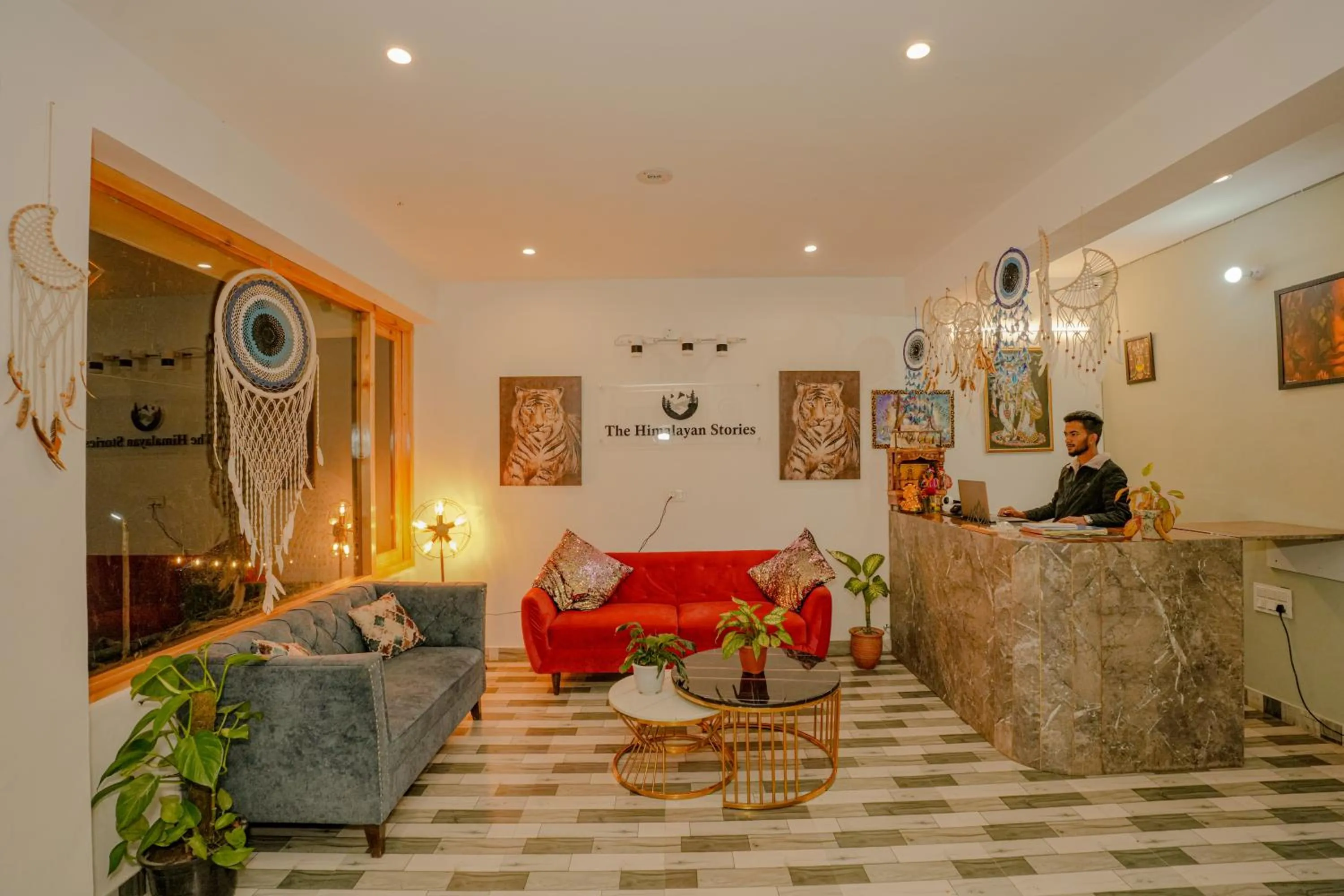Lobby or reception in The Himalayan Stories - A Riverside Heaven Resort