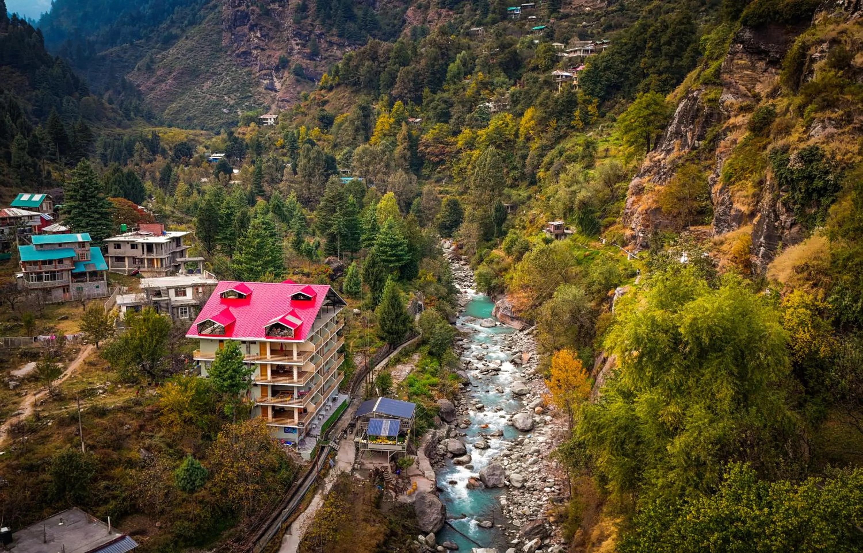 Property building in The Himalayan Stories - A Riverside Heaven Resort