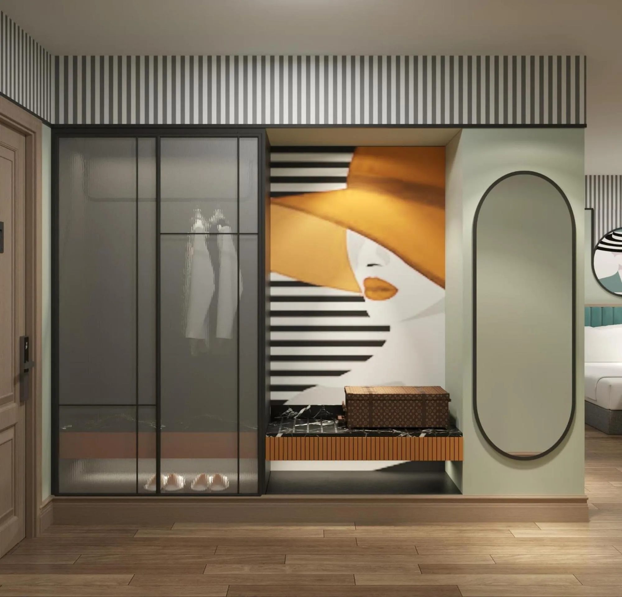wardrobe in Solaria Tesori Hotel