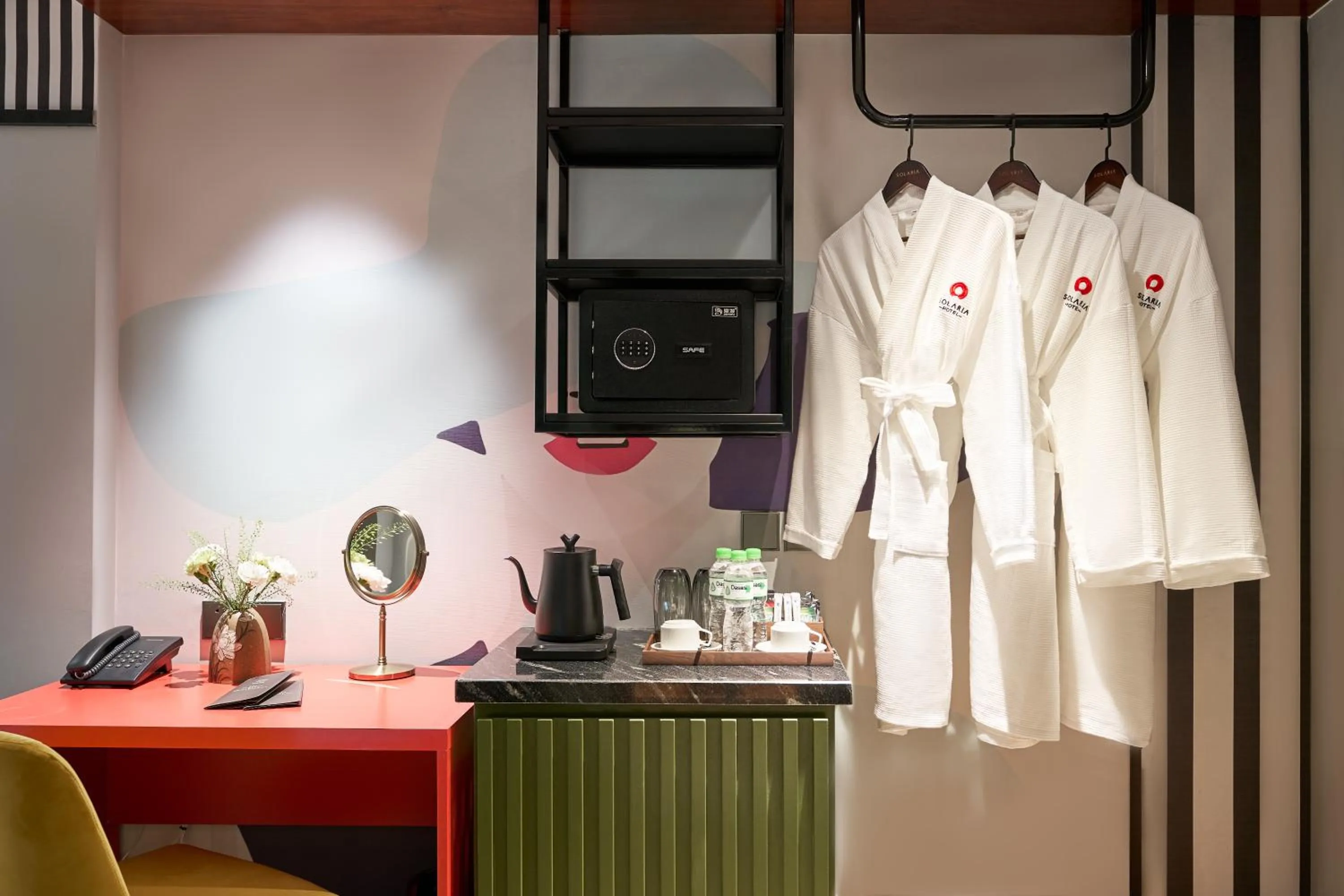 Decorative detail in Solaria Tesori Hotel