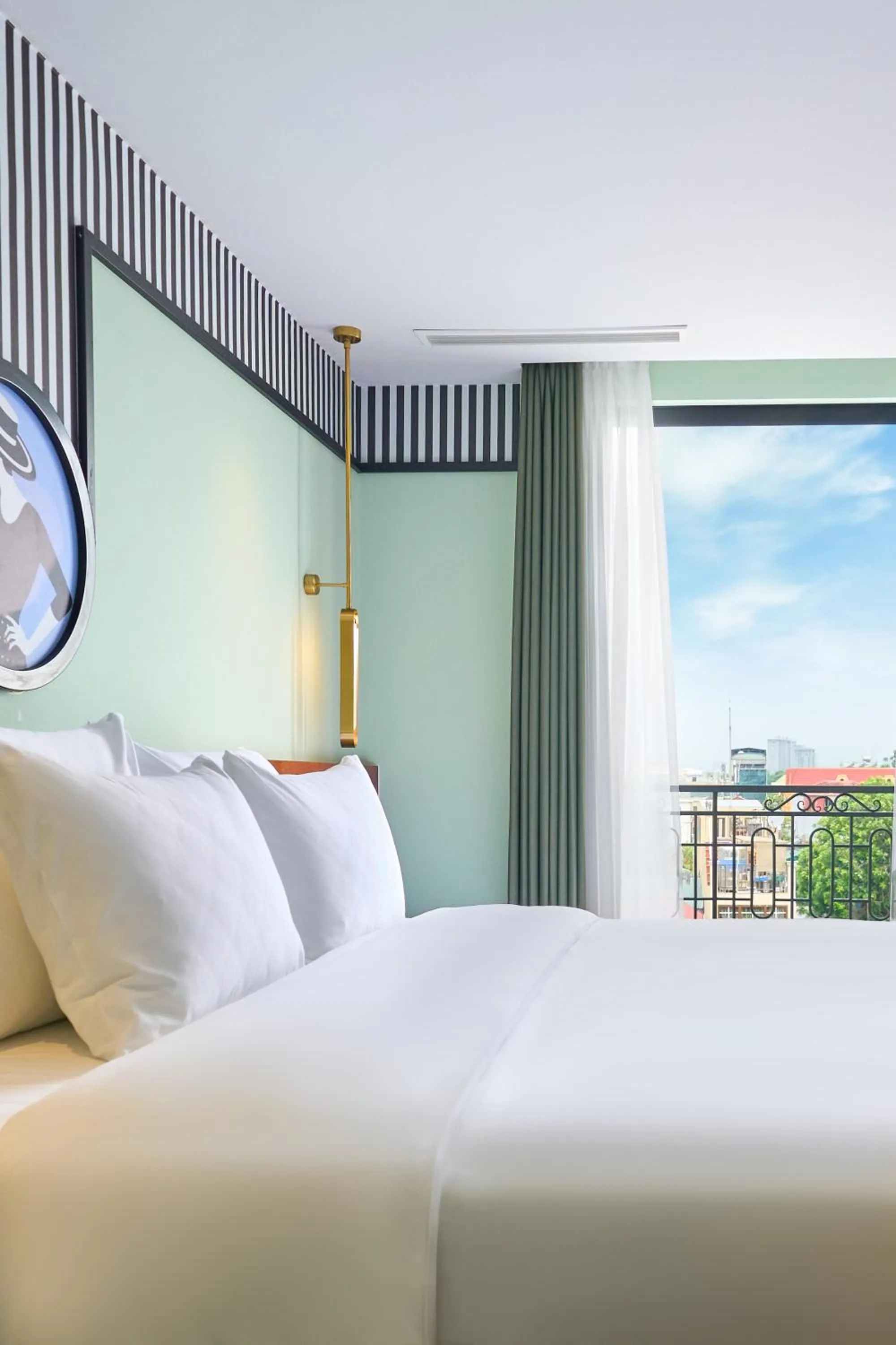 View (from property/room), Bed in Solaria Tesori Hotel