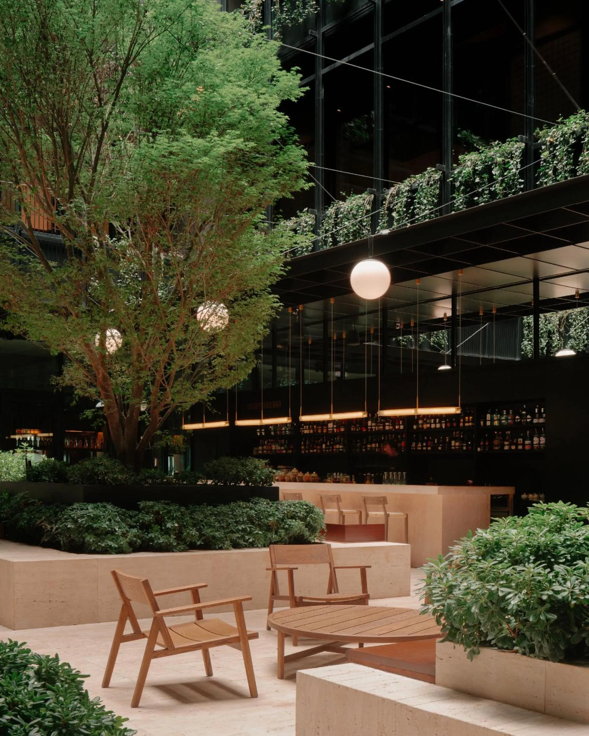 Inner courtyard view in The Telegraph Hotel - The Leading Hotels of the World