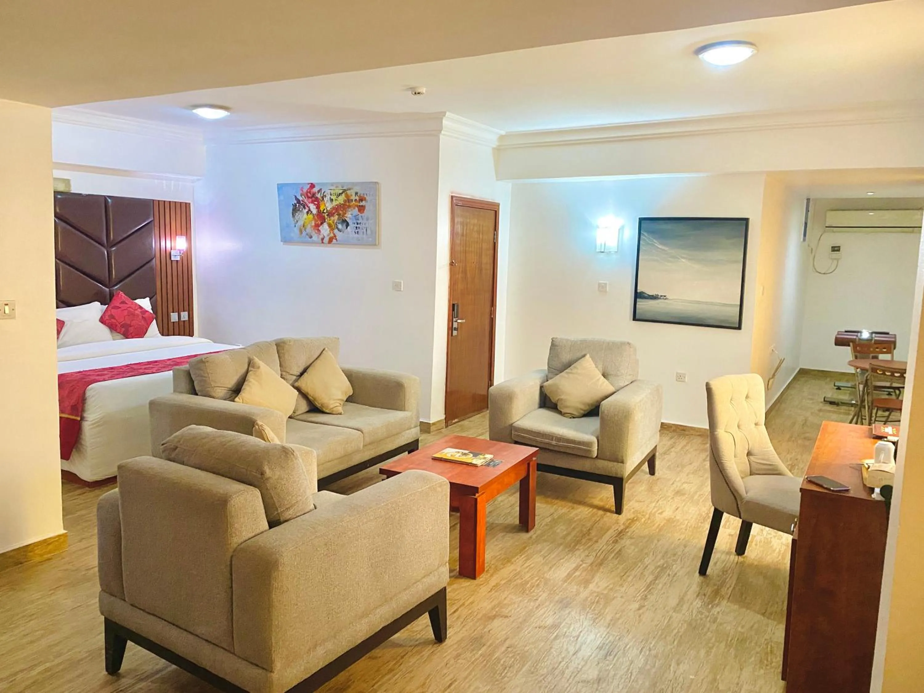 Bed in Reiz Continental Hotel, Abuja