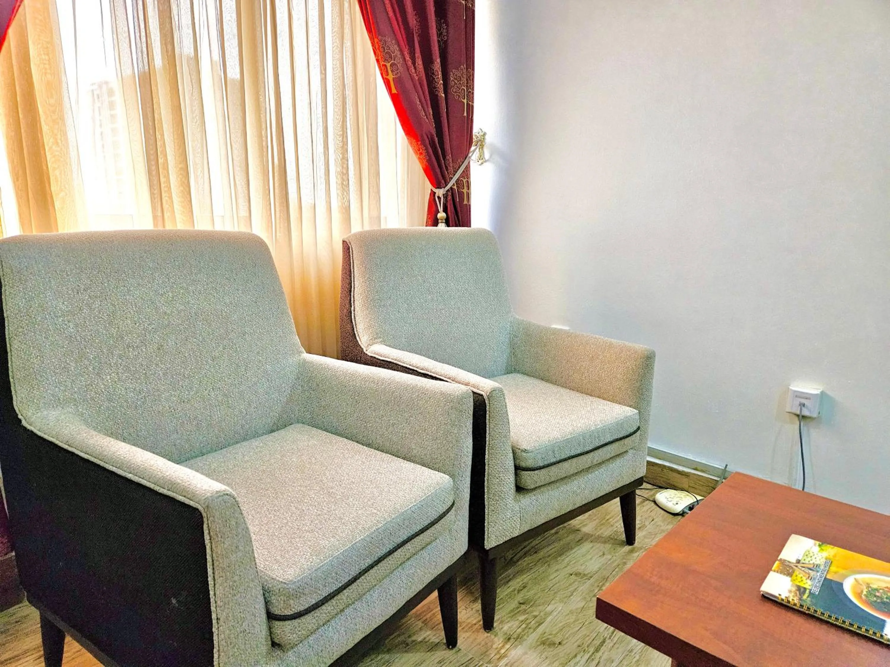 Seating area in Reiz Continental Hotel, Abuja