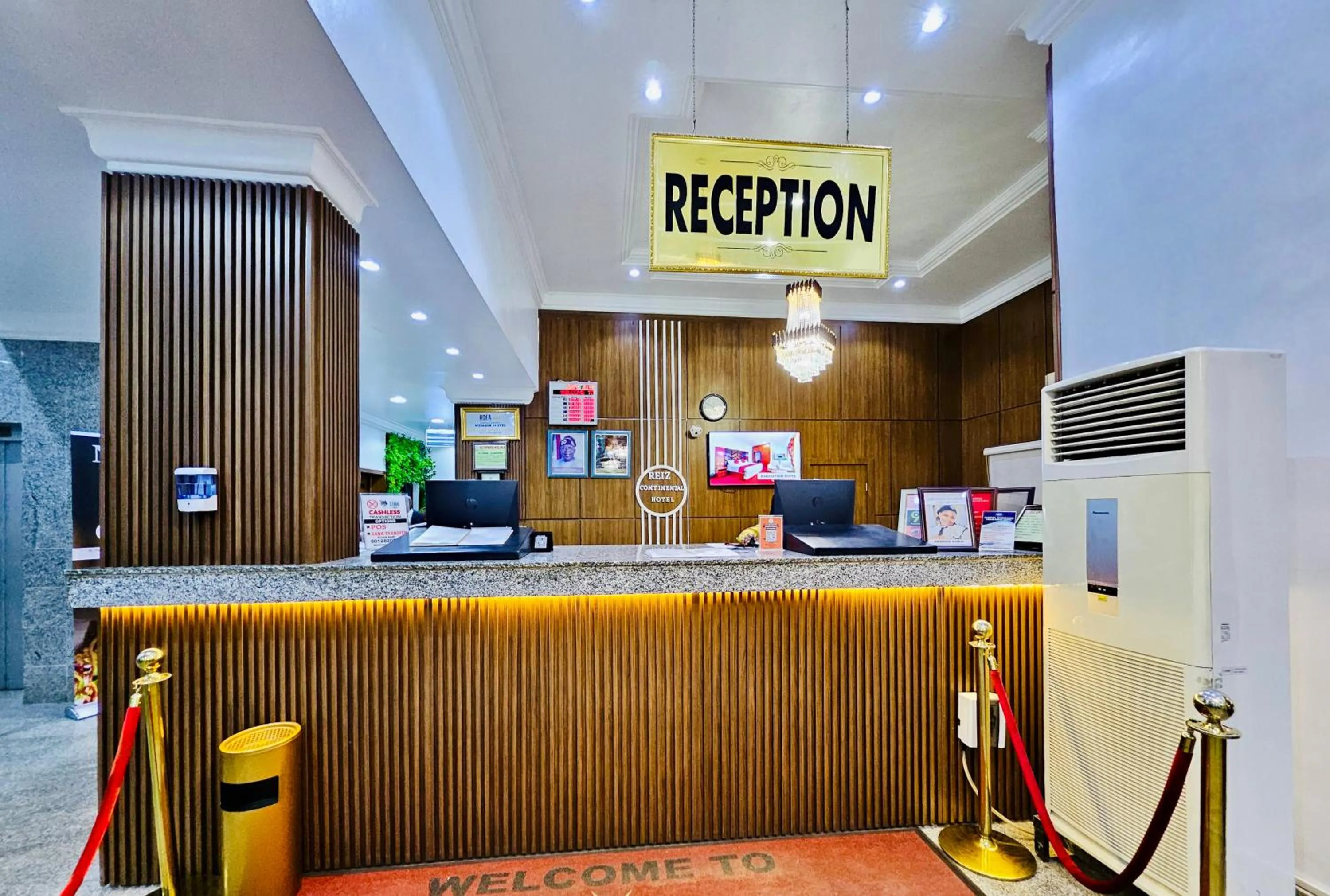 Lobby or reception in Reiz Continental Hotel, Abuja