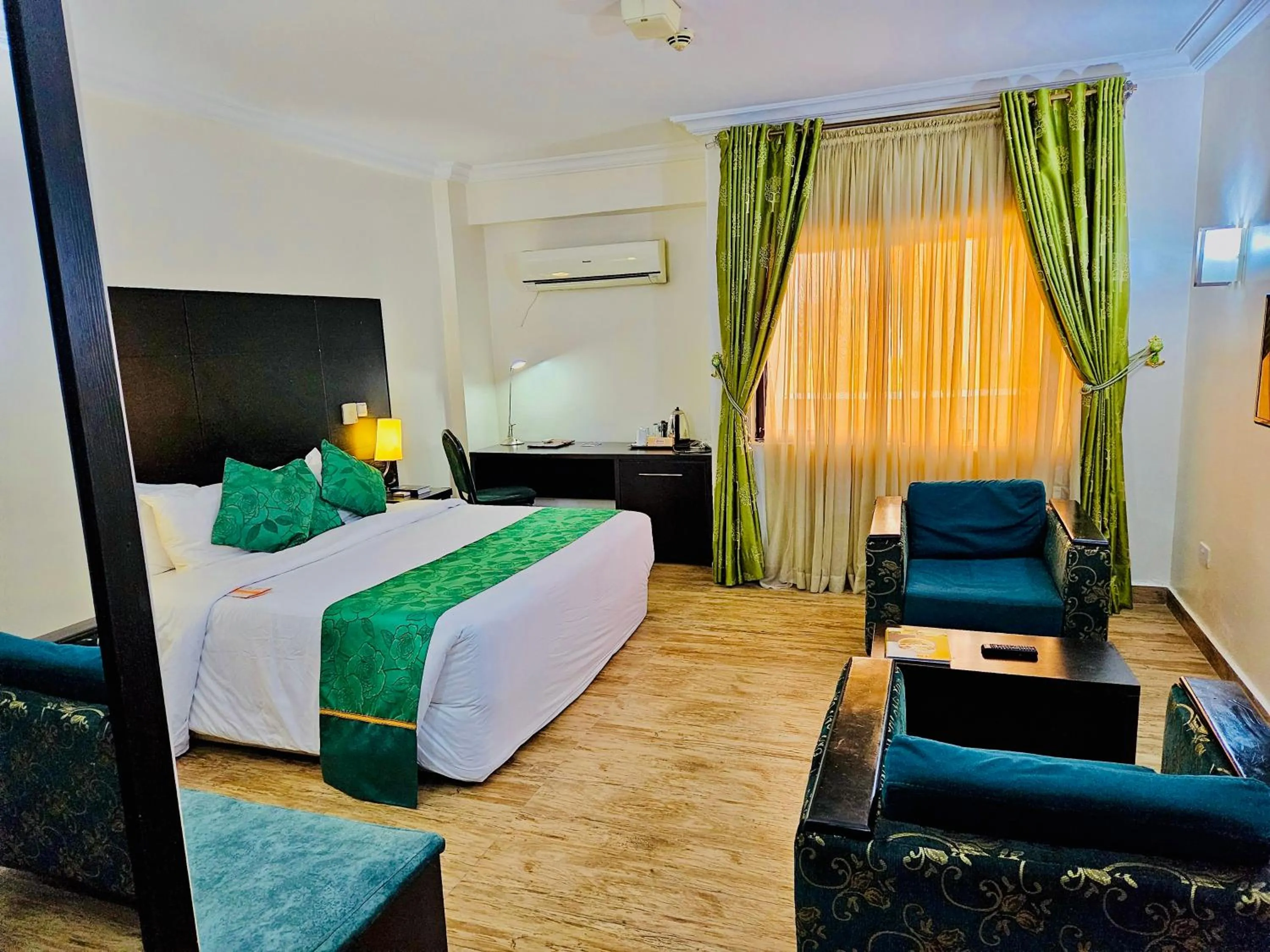 Bed in Reiz Continental Hotel, Abuja