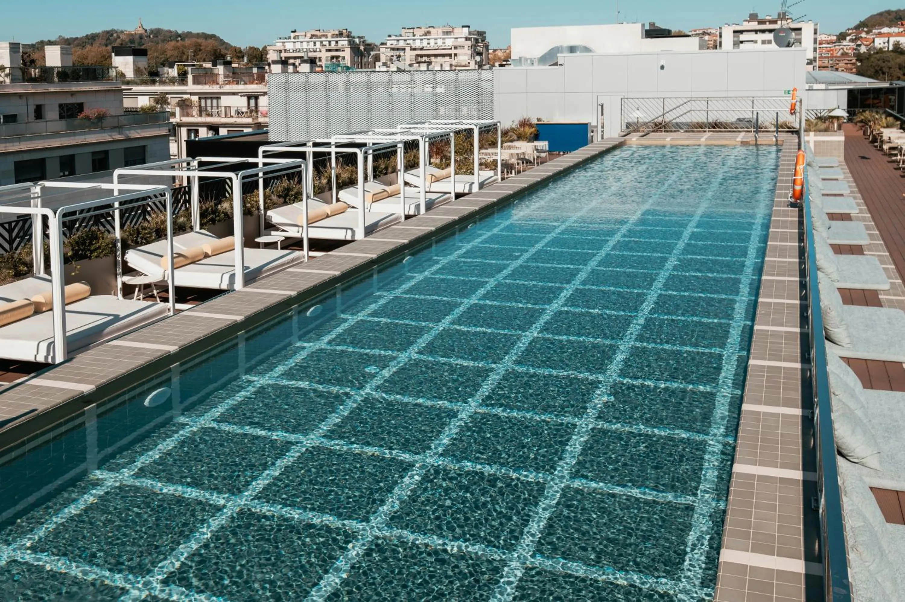 Swimming pool in The Social Hub San Sebastian Extended Stay