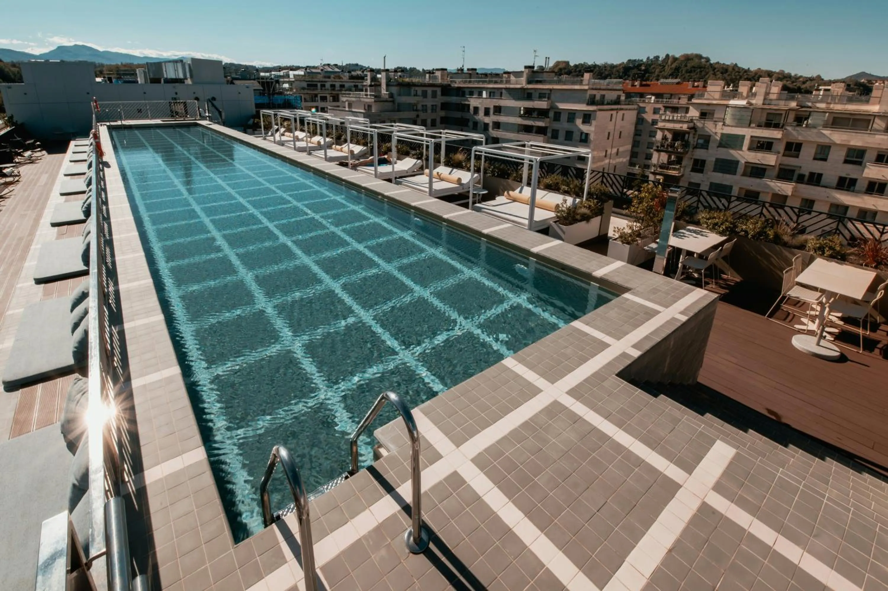 Swimming pool in The Social Hub San Sebastian Extended Stay