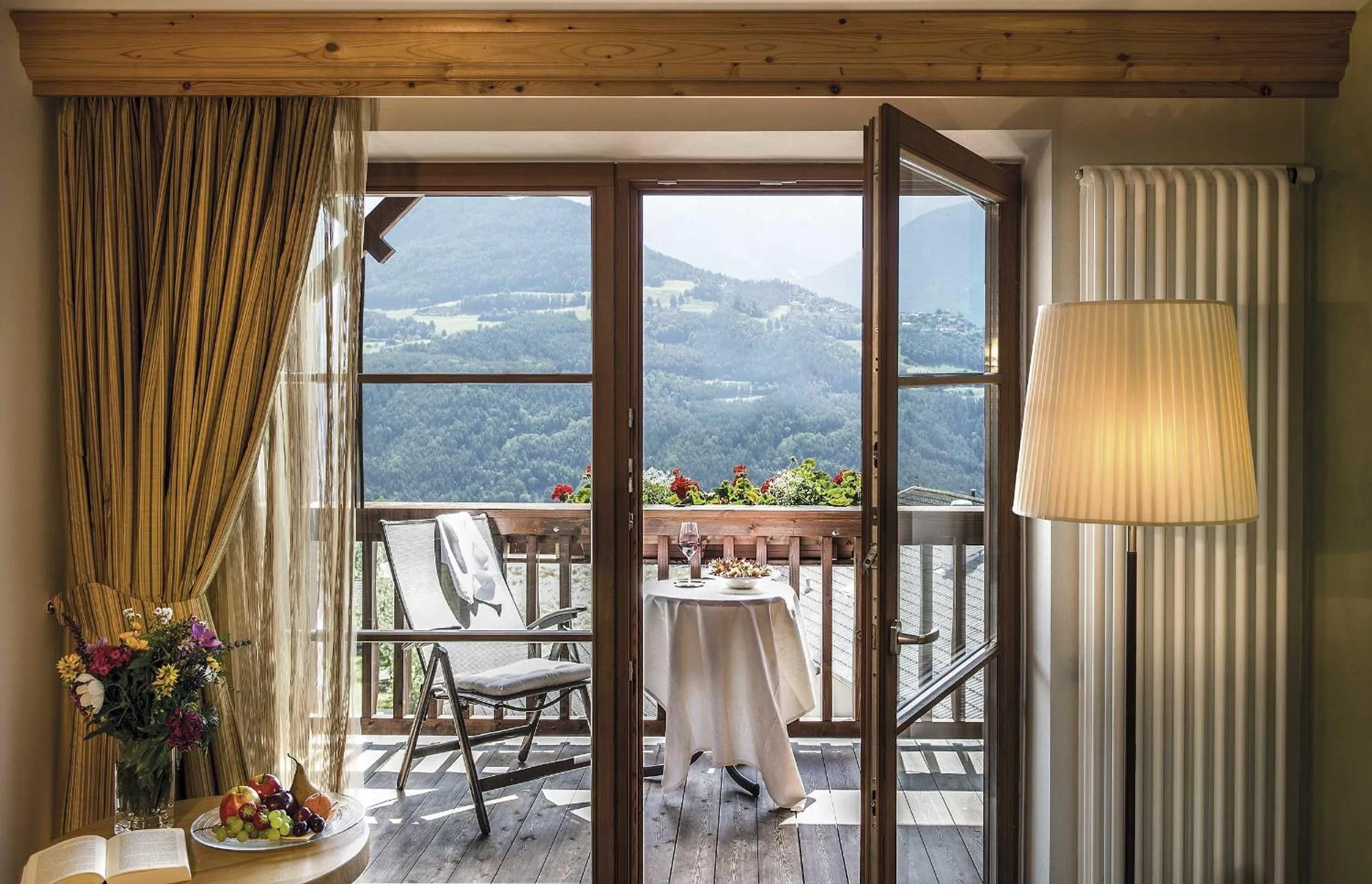 Balcony/Terrace in Taubers Unterwirt Aktiv & Vitalhotel