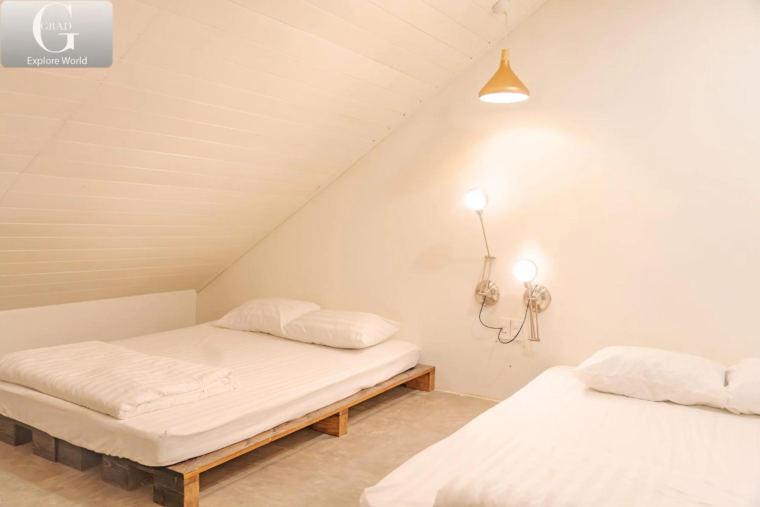 Bed in Hoang Yen Villa & Coffee