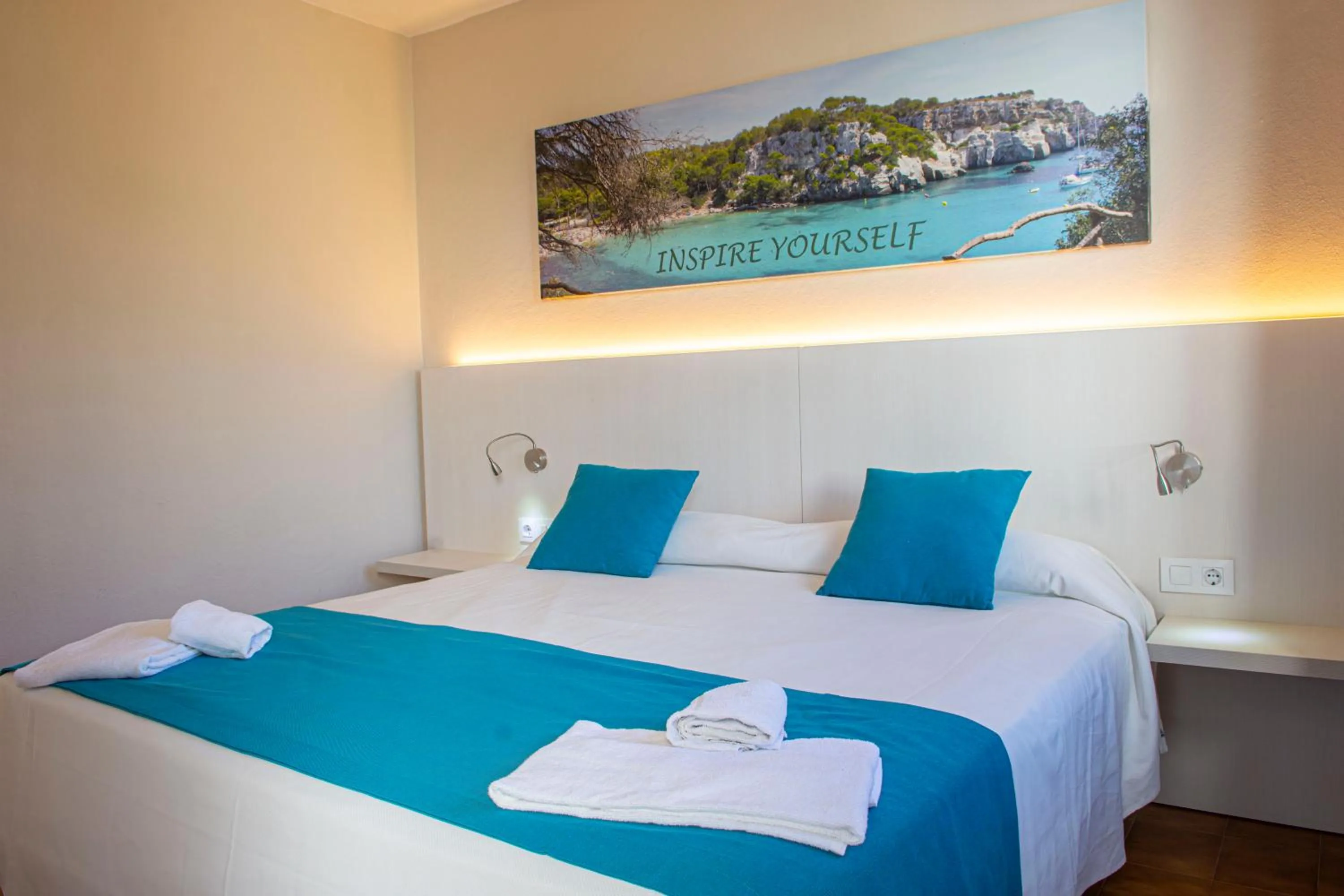 Bed in Siesta Mar Apartamentos