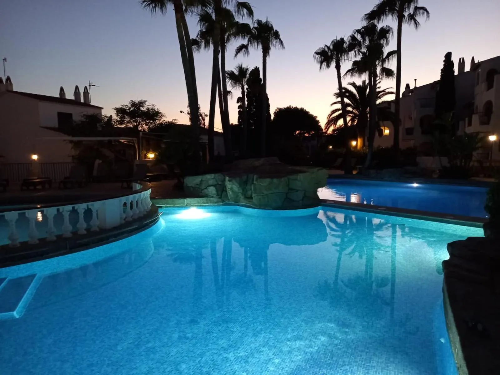 Pool view in Siesta Mar Apartamentos