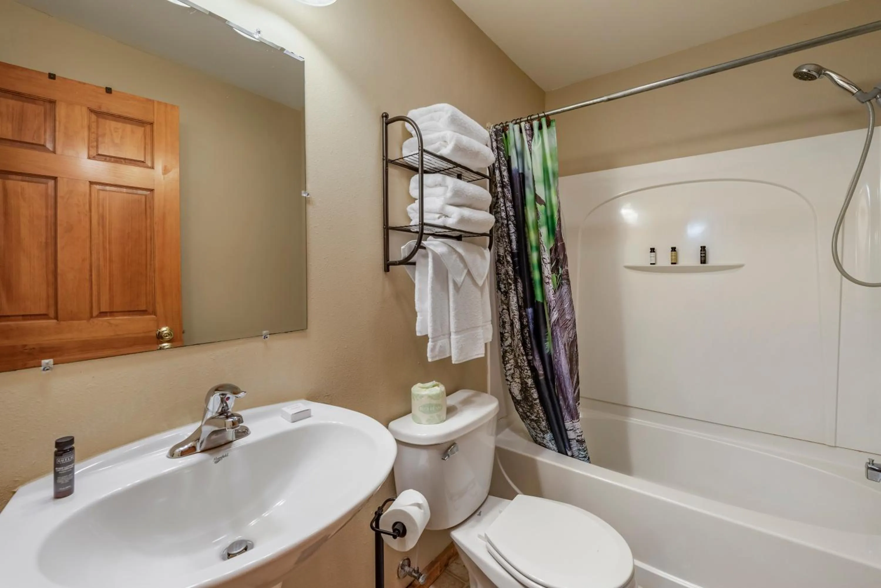 Shower in Three Bears Resort Waterpark Near Tomah Ascend Collection