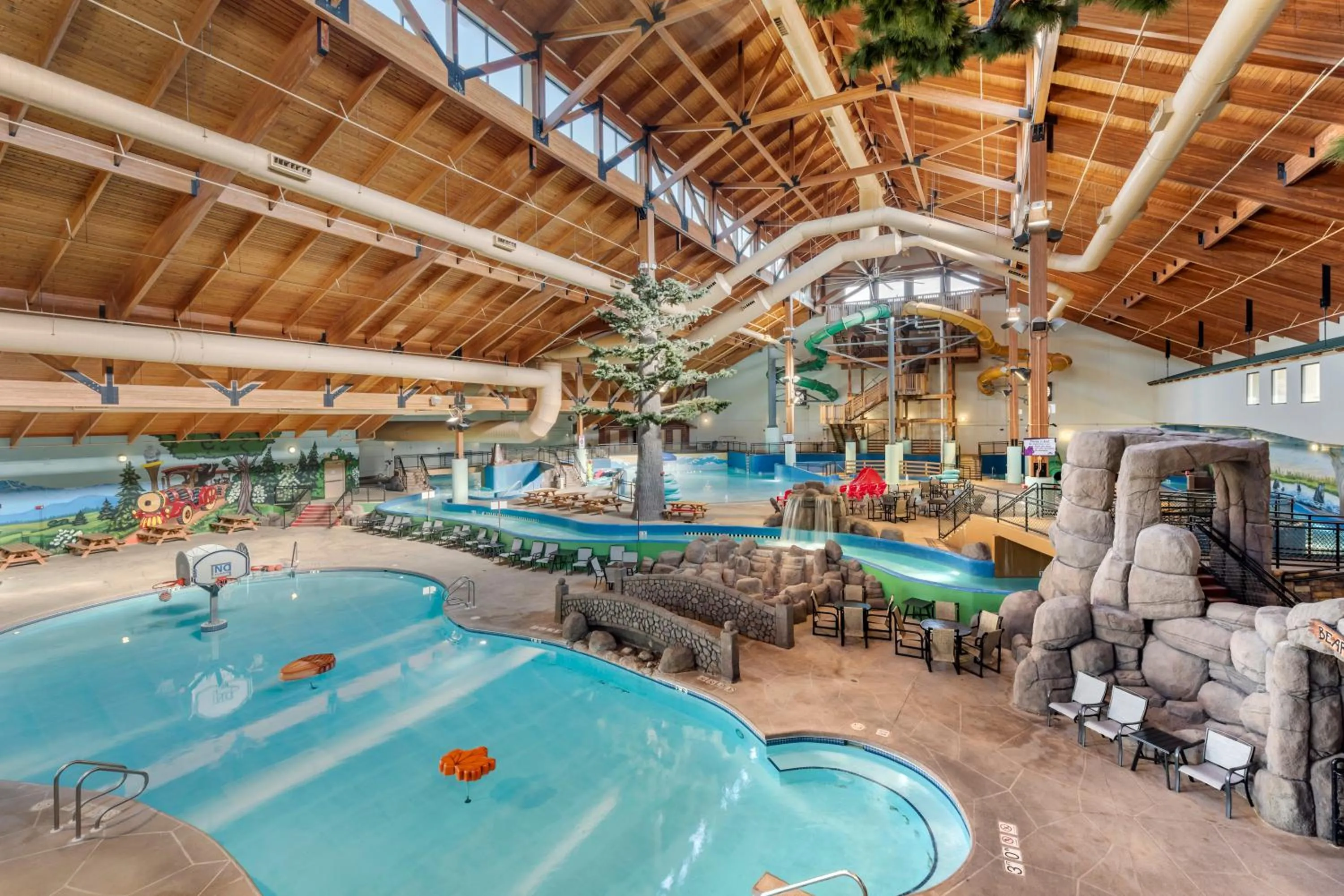 Aqua park in Three Bears Resort Waterpark Near Tomah Ascend Collection