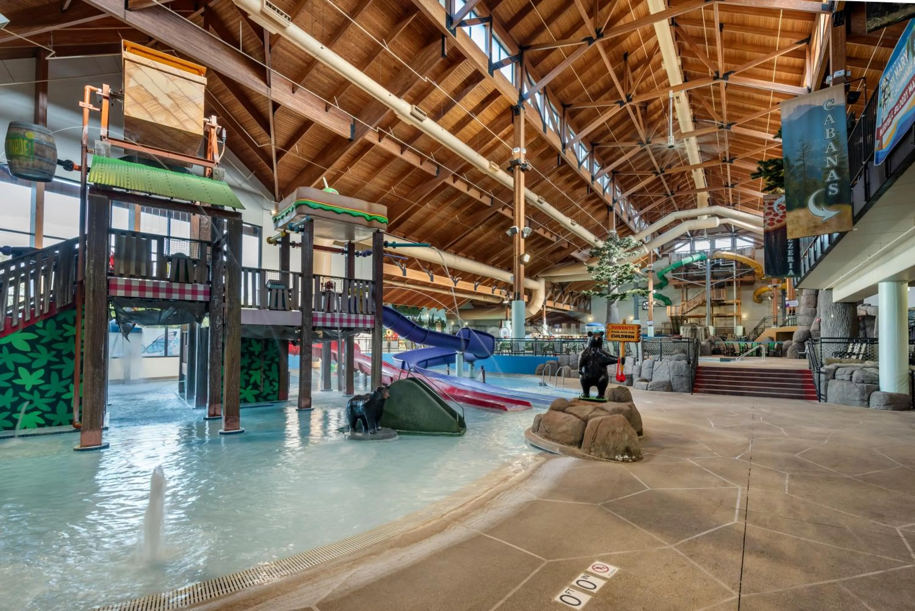 Aqua park in Three Bears Resort Waterpark Near Tomah Ascend Collection