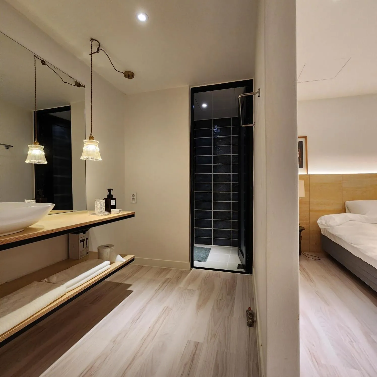 Bed in World House Hotel