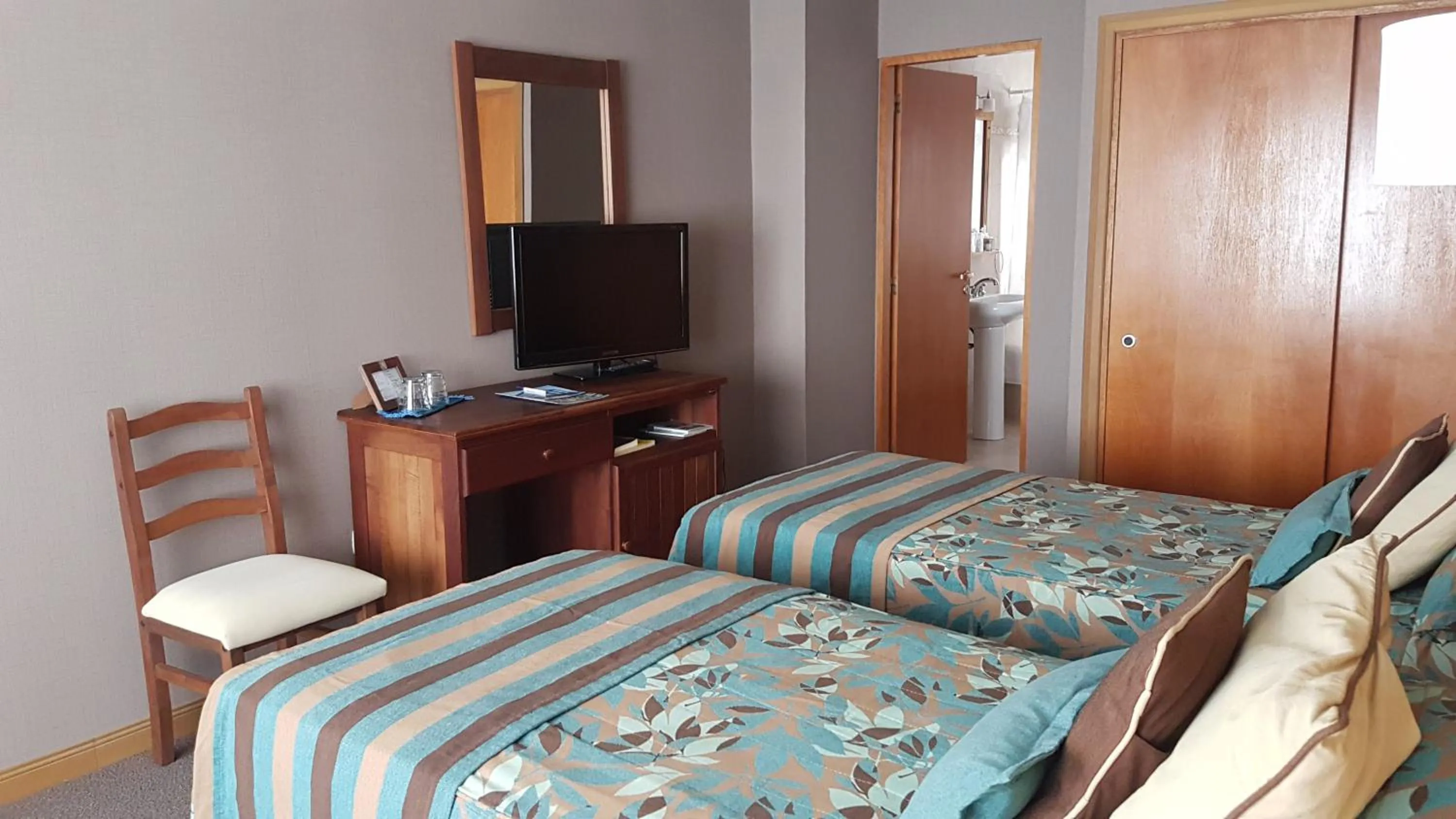 Bed in Hotel Tierra del Fuego