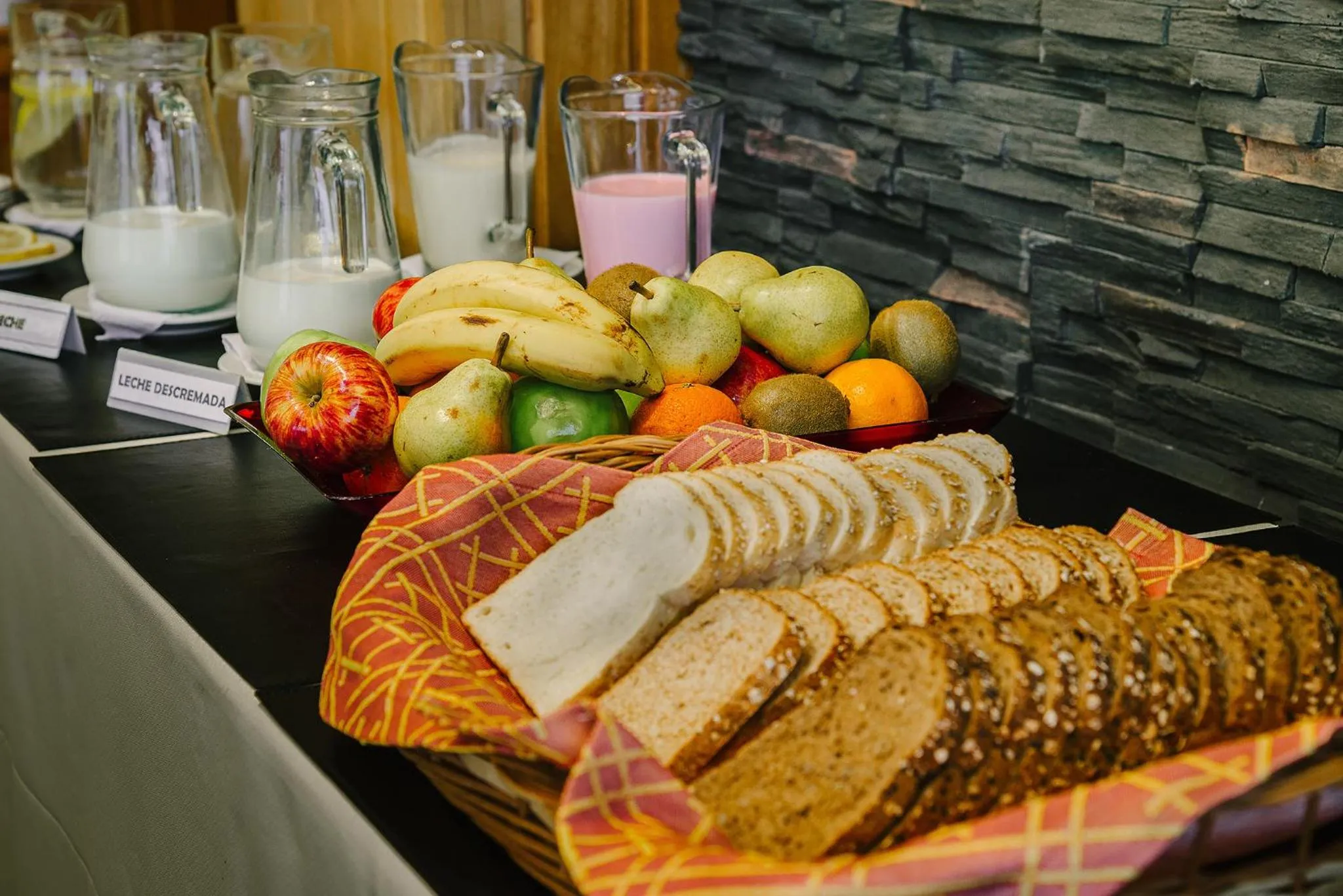 Food and drinks in Hotel Tierra del Fuego