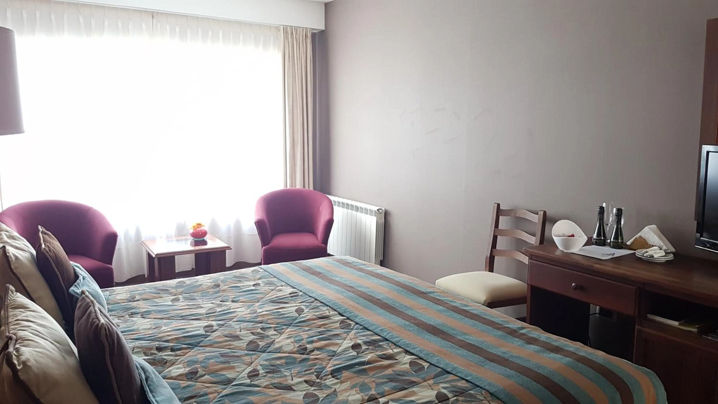 Bed in Hotel Tierra del Fuego