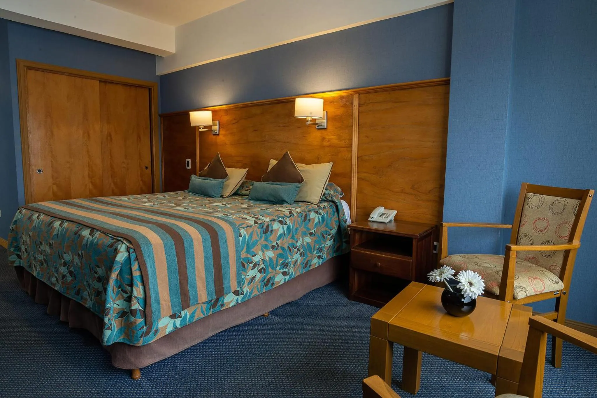 Bed in Hotel Tierra del Fuego