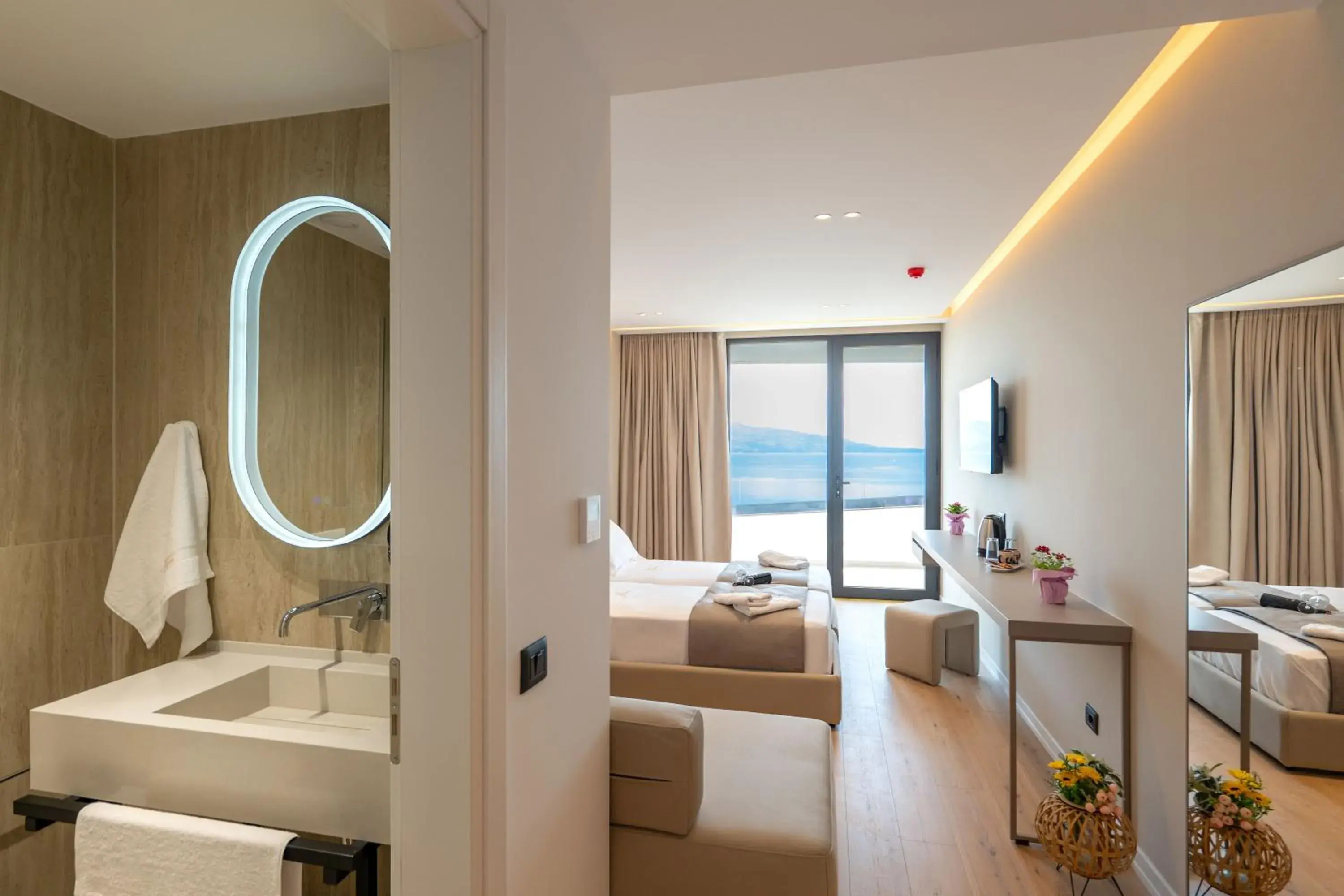 Triple Room with Sea View in Jako Premium Hotel Triple Room with Sea View in Jako Premium Hotel