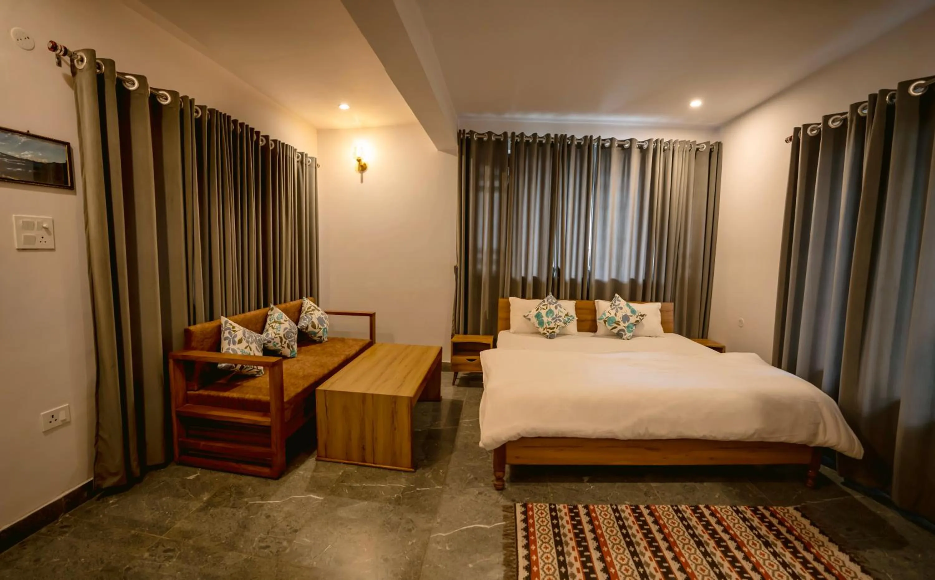 Bed in Happy Himalayan Homes