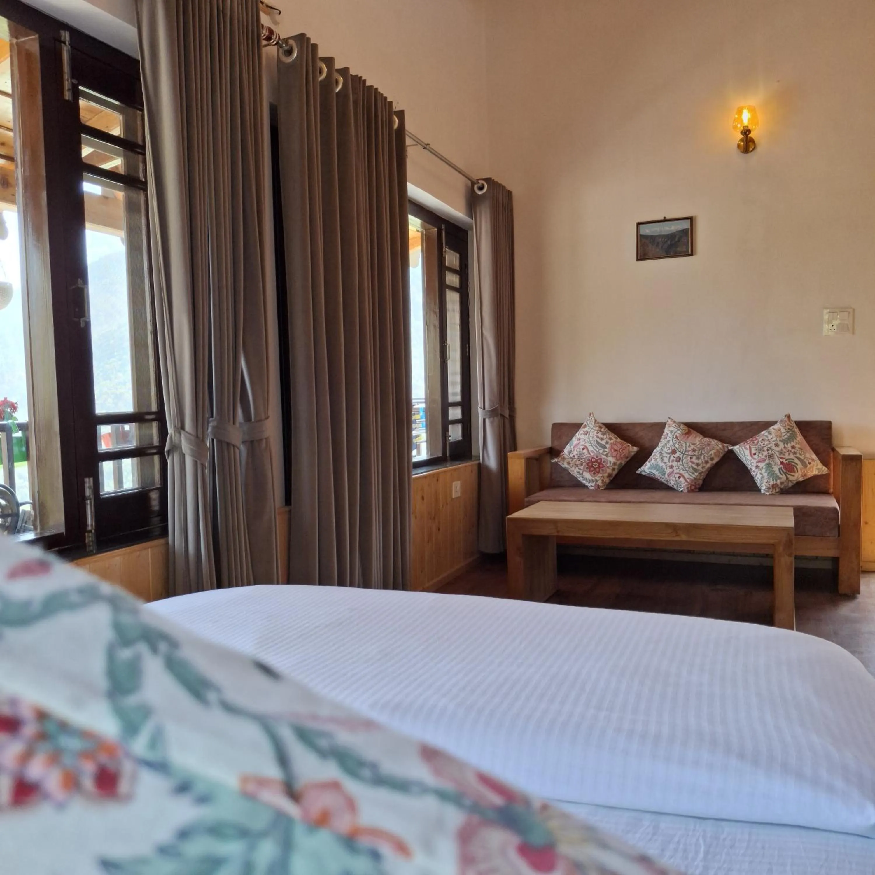 Bed in Happy Himalayan Homes