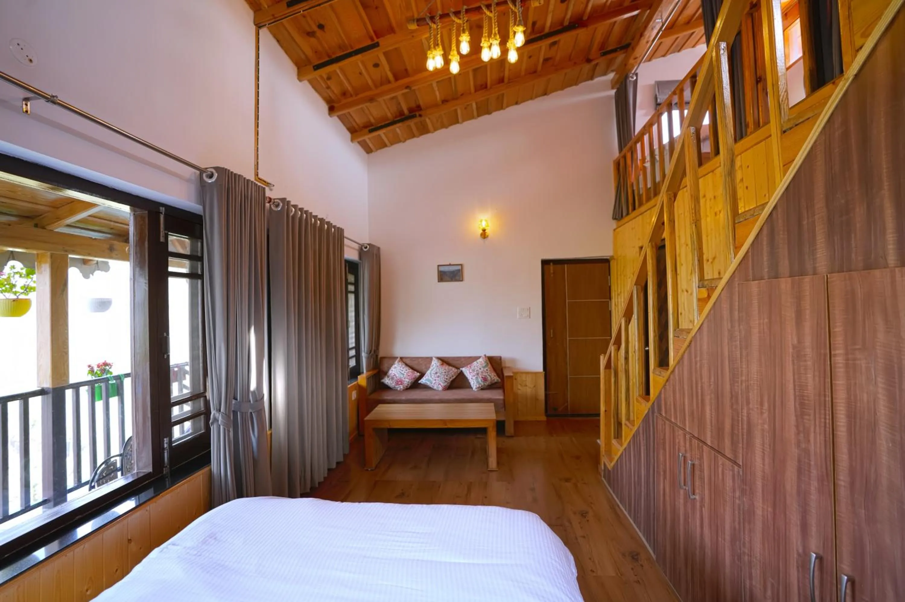 Bed in Happy Himalayan Homes