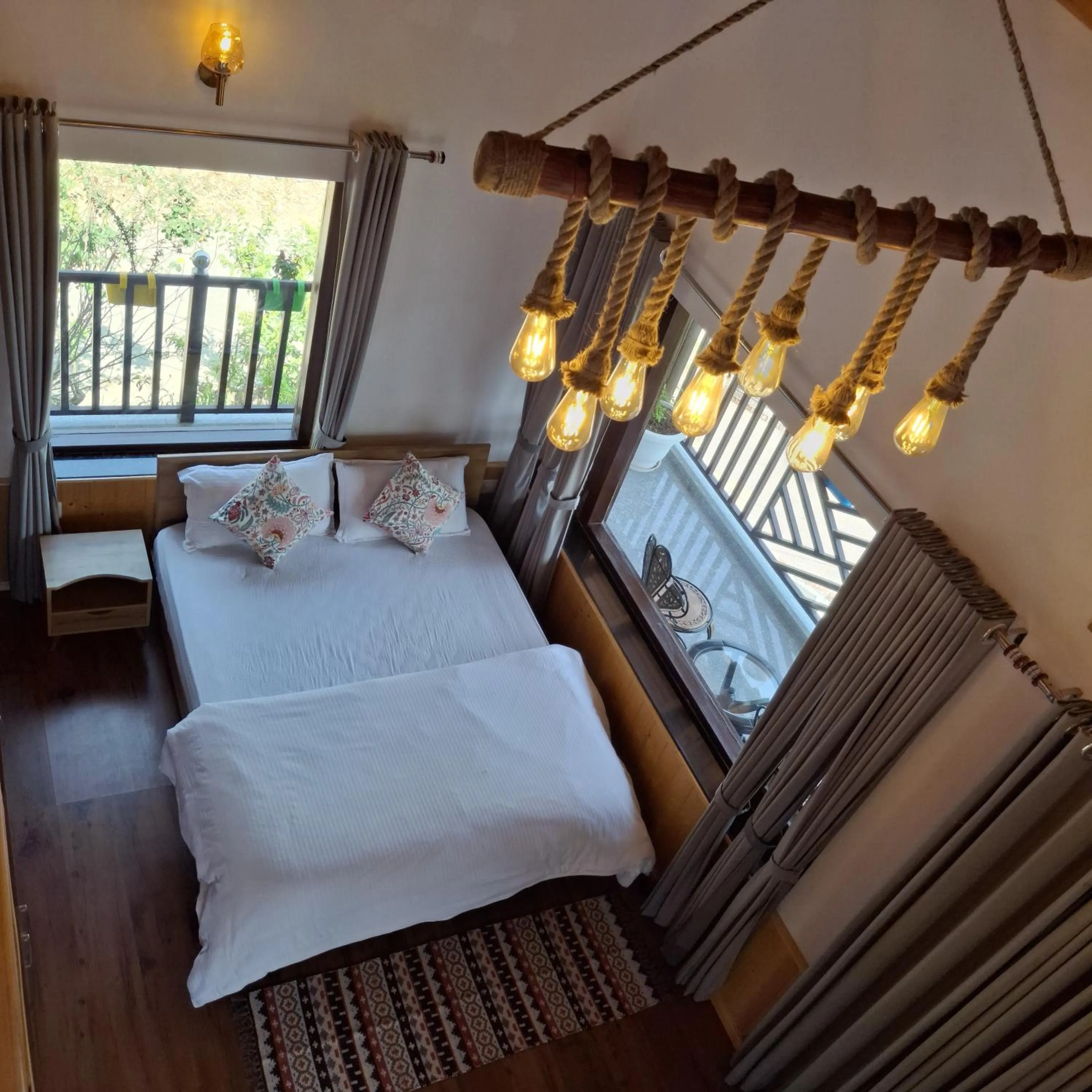 Bed in Happy Himalayan Homes