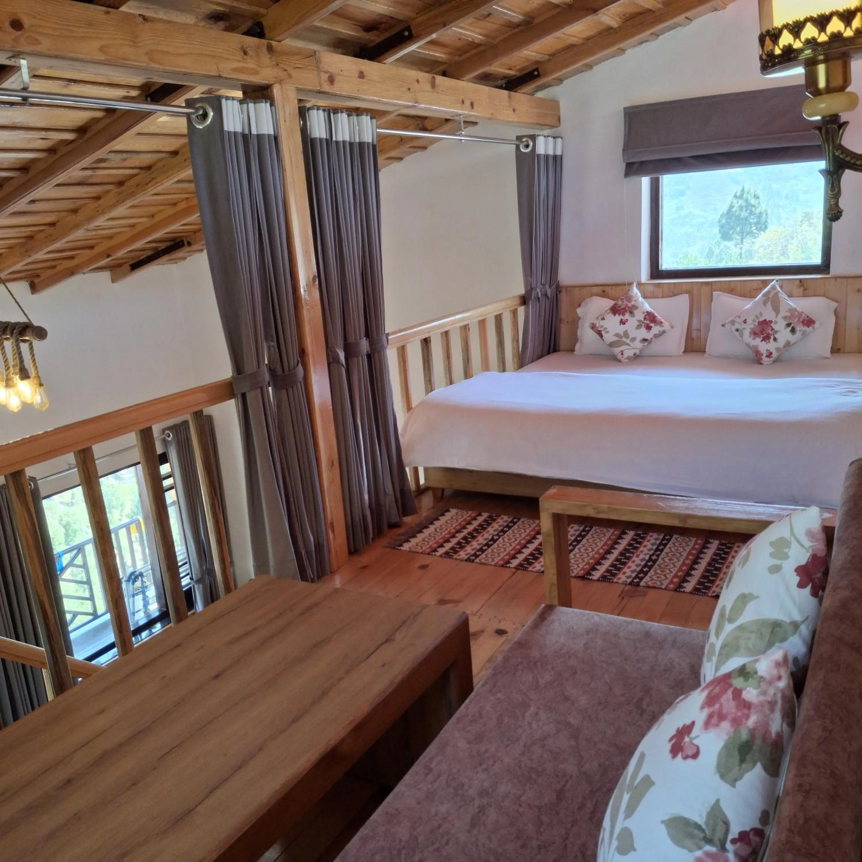 Bed in Happy Himalayan Homes