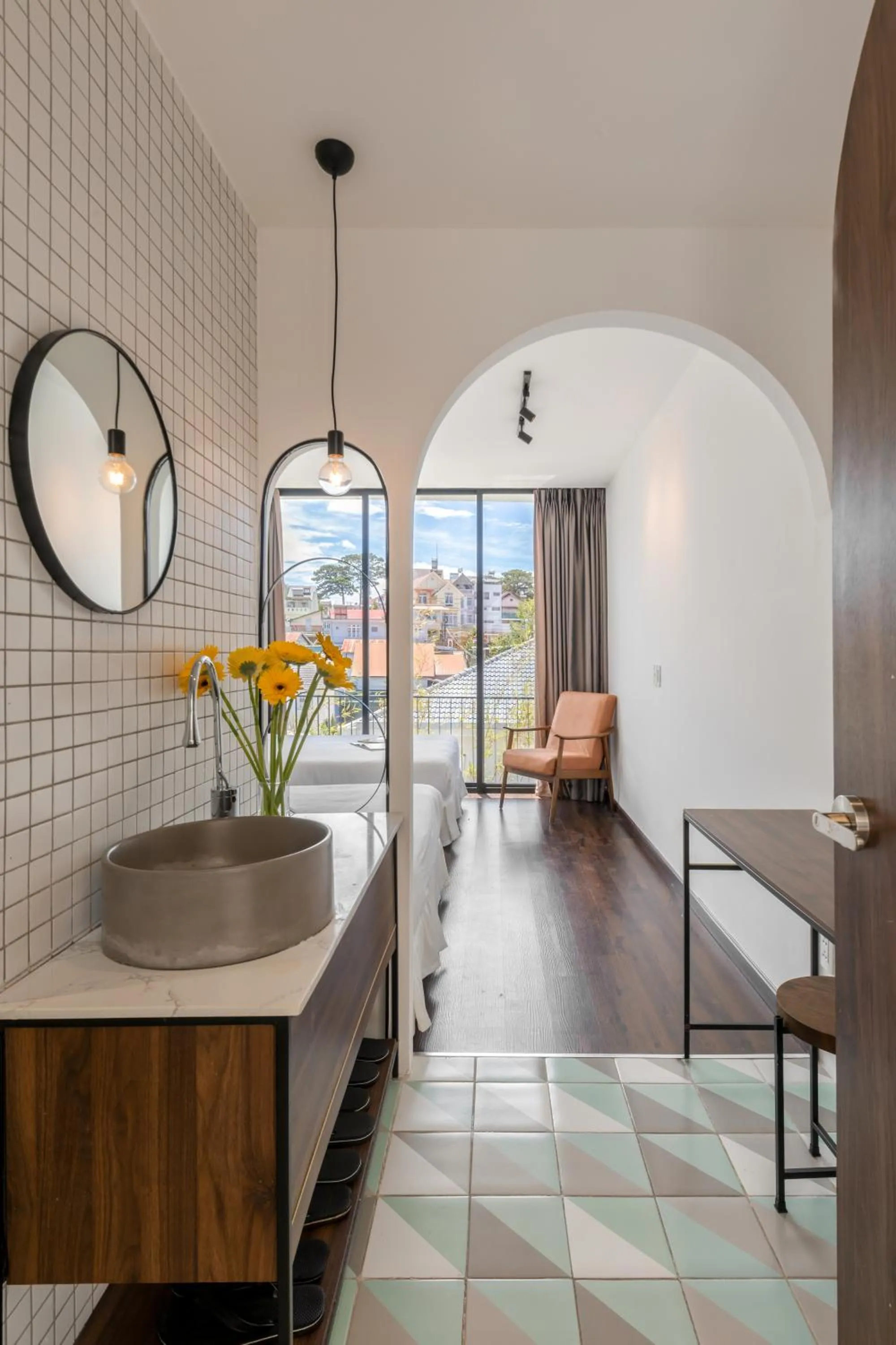 Seating area in D'Mai Xanh Boutique Hotel Da Lat