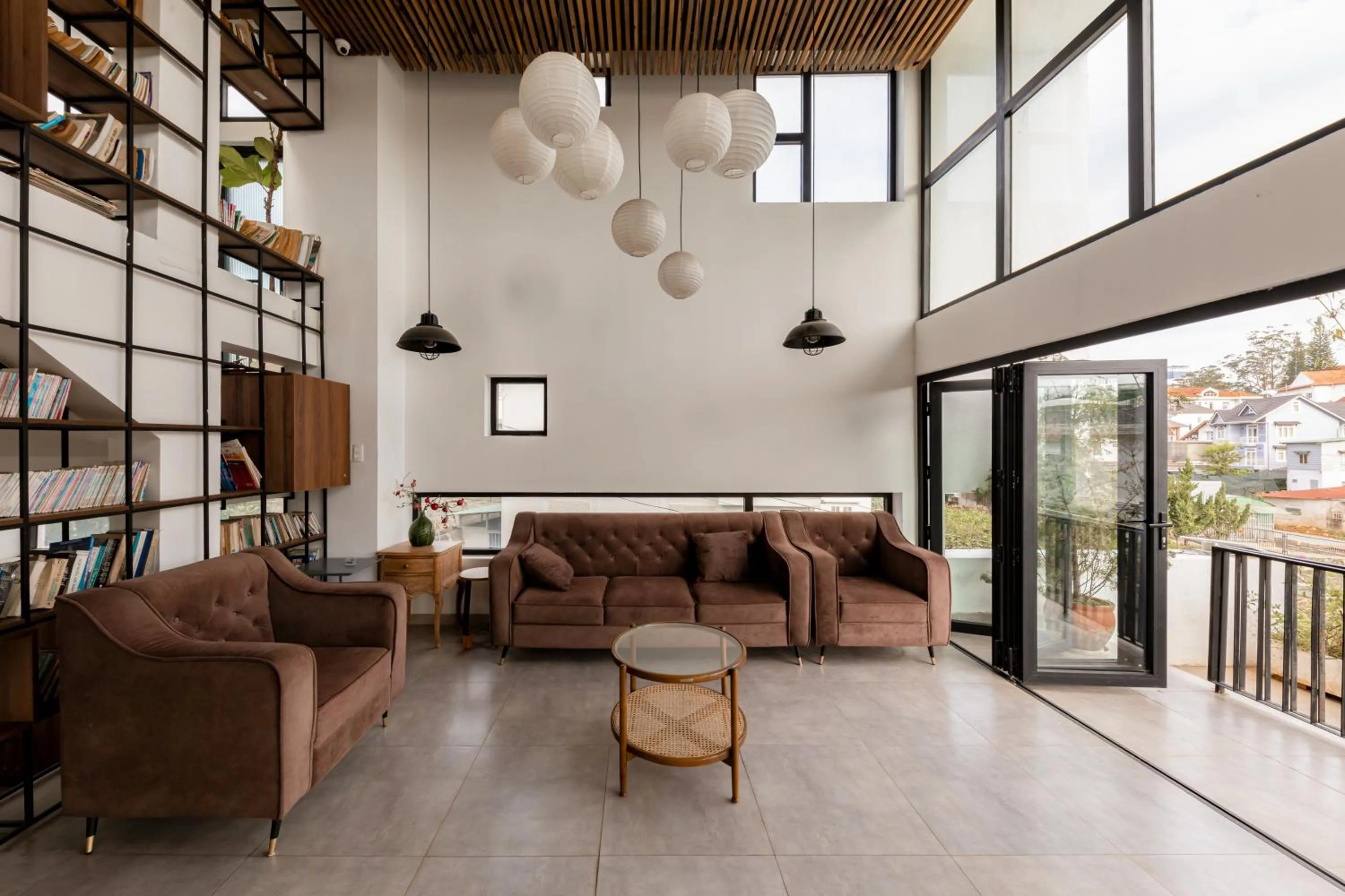 Living room in D'Mai Xanh Boutique Hotel Da Lat