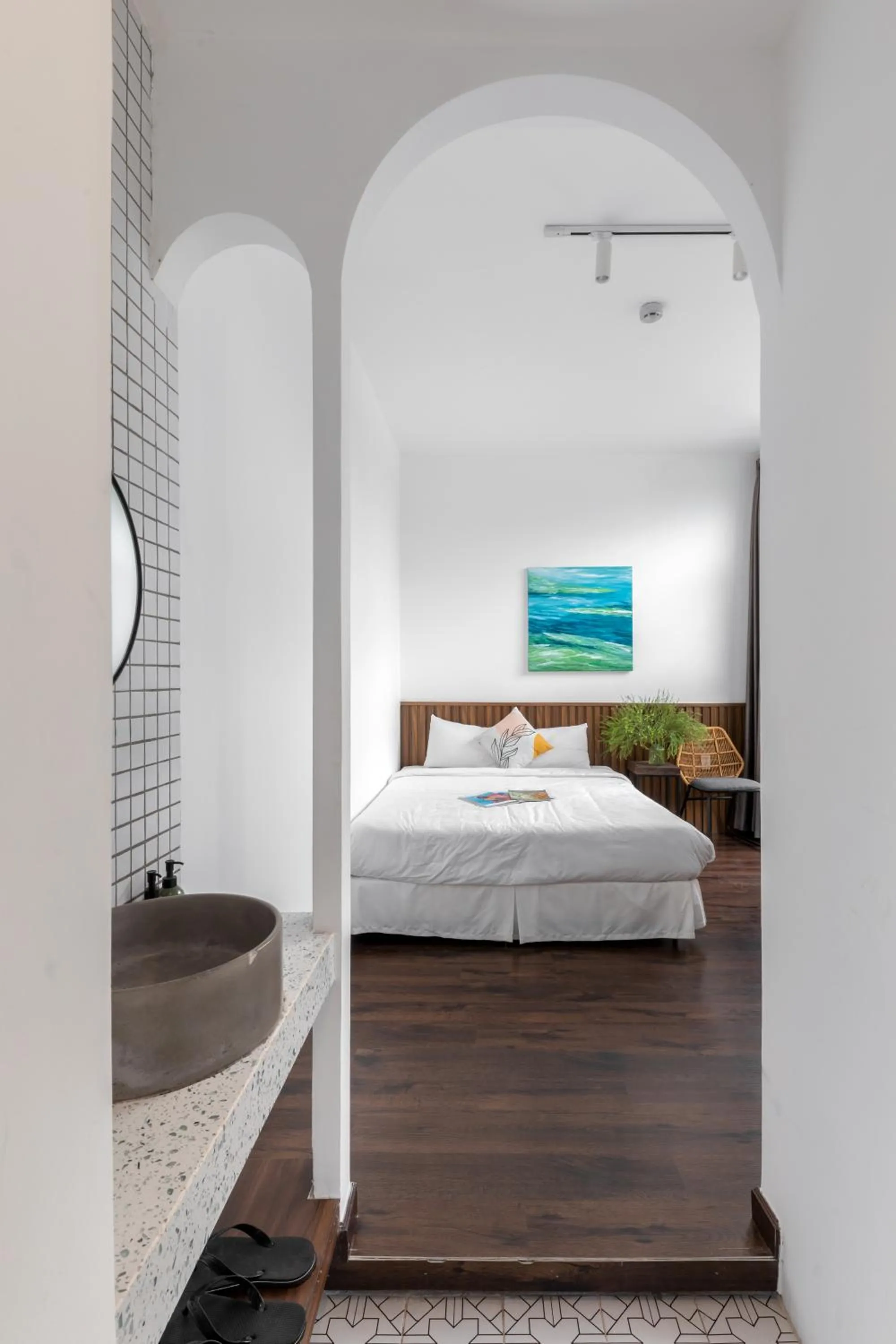 Photo of the whole room, Bed in D'Mai Xanh Boutique Hotel Da Lat