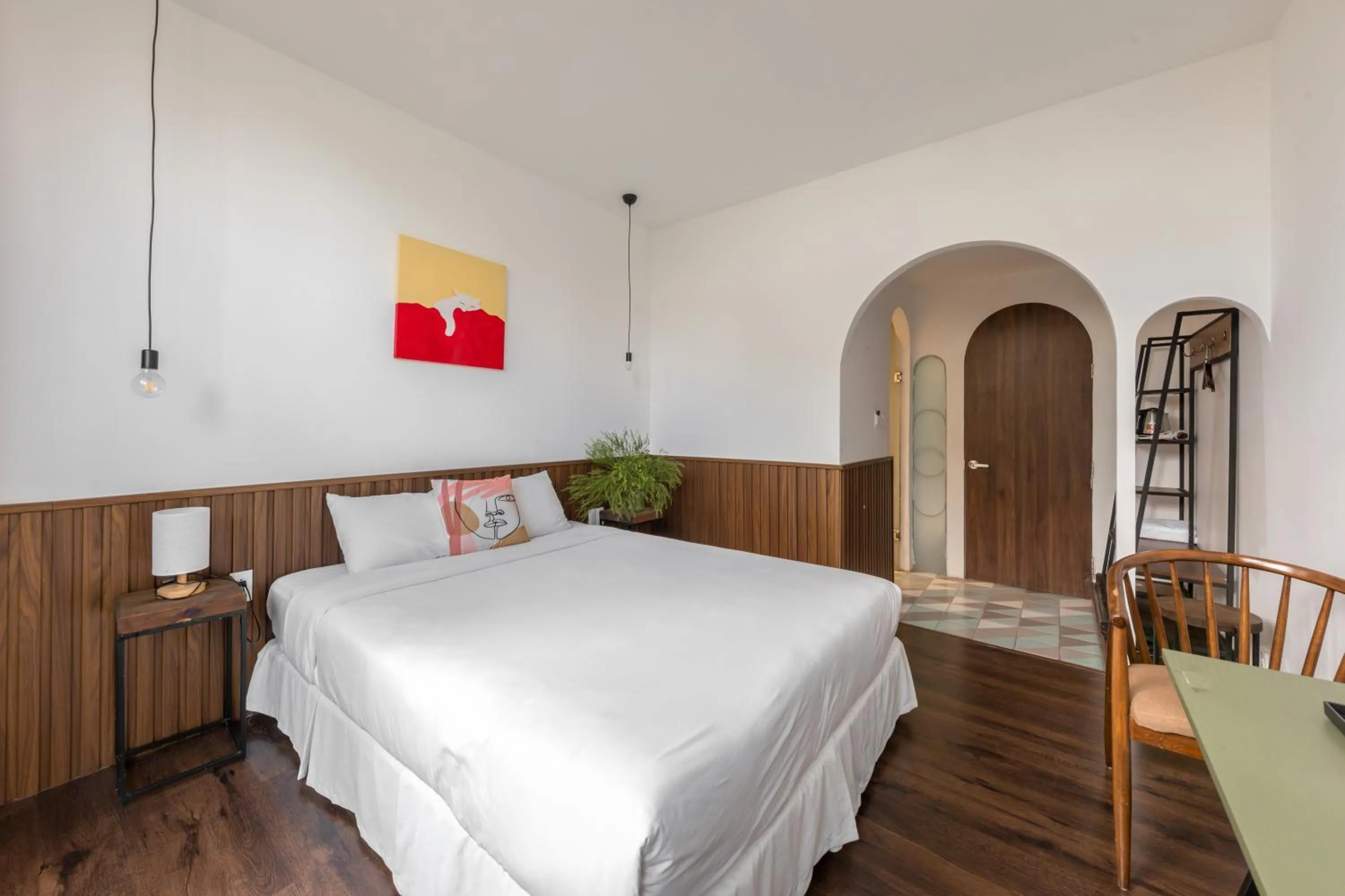 Bed in D'Mai Xanh Boutique Hotel Da Lat