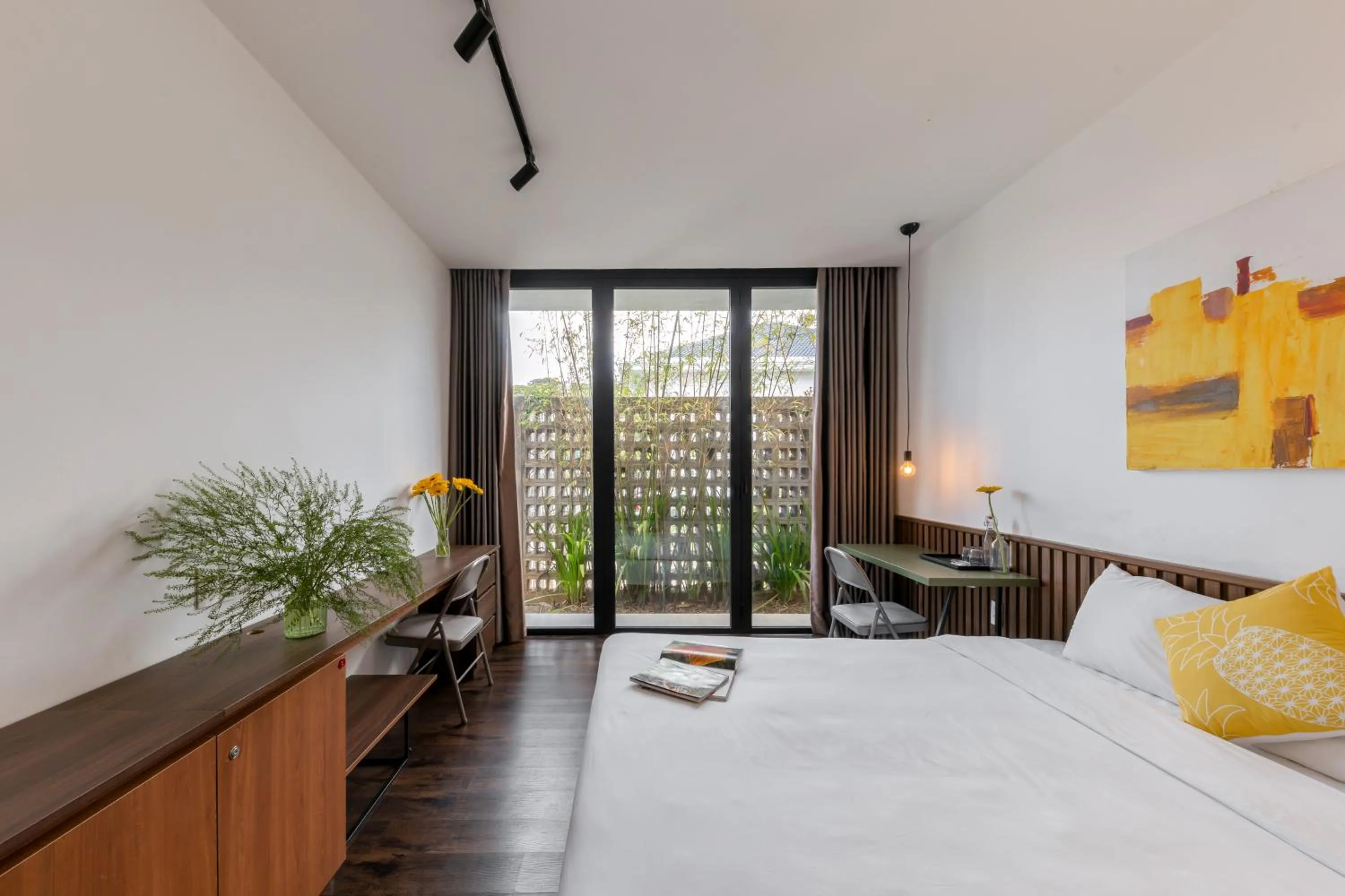 Bed in D'Mai Xanh Boutique Hotel Da Lat