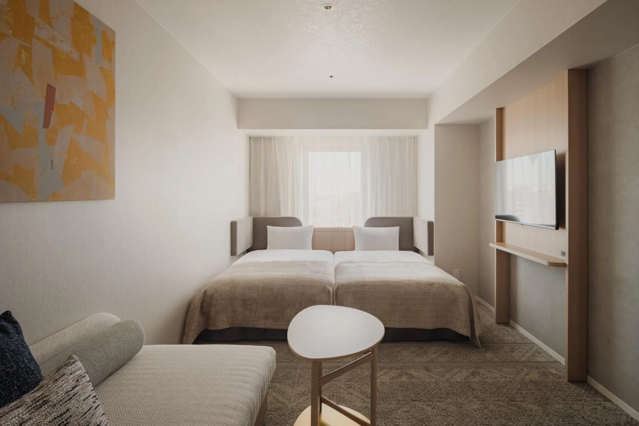 Photo of the whole room, Bed in THE NEST Naha