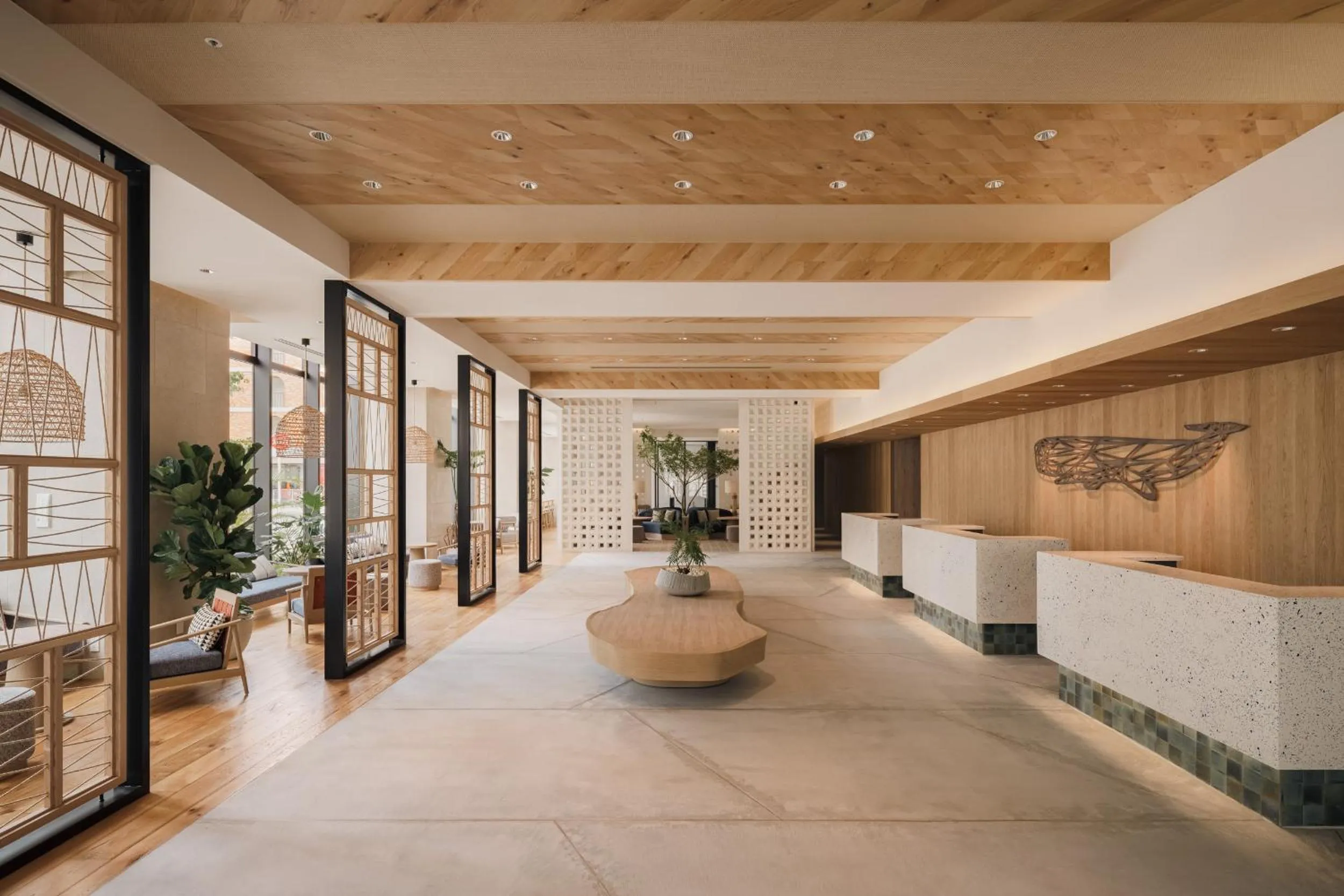 Lobby or reception in THE NEST Naha