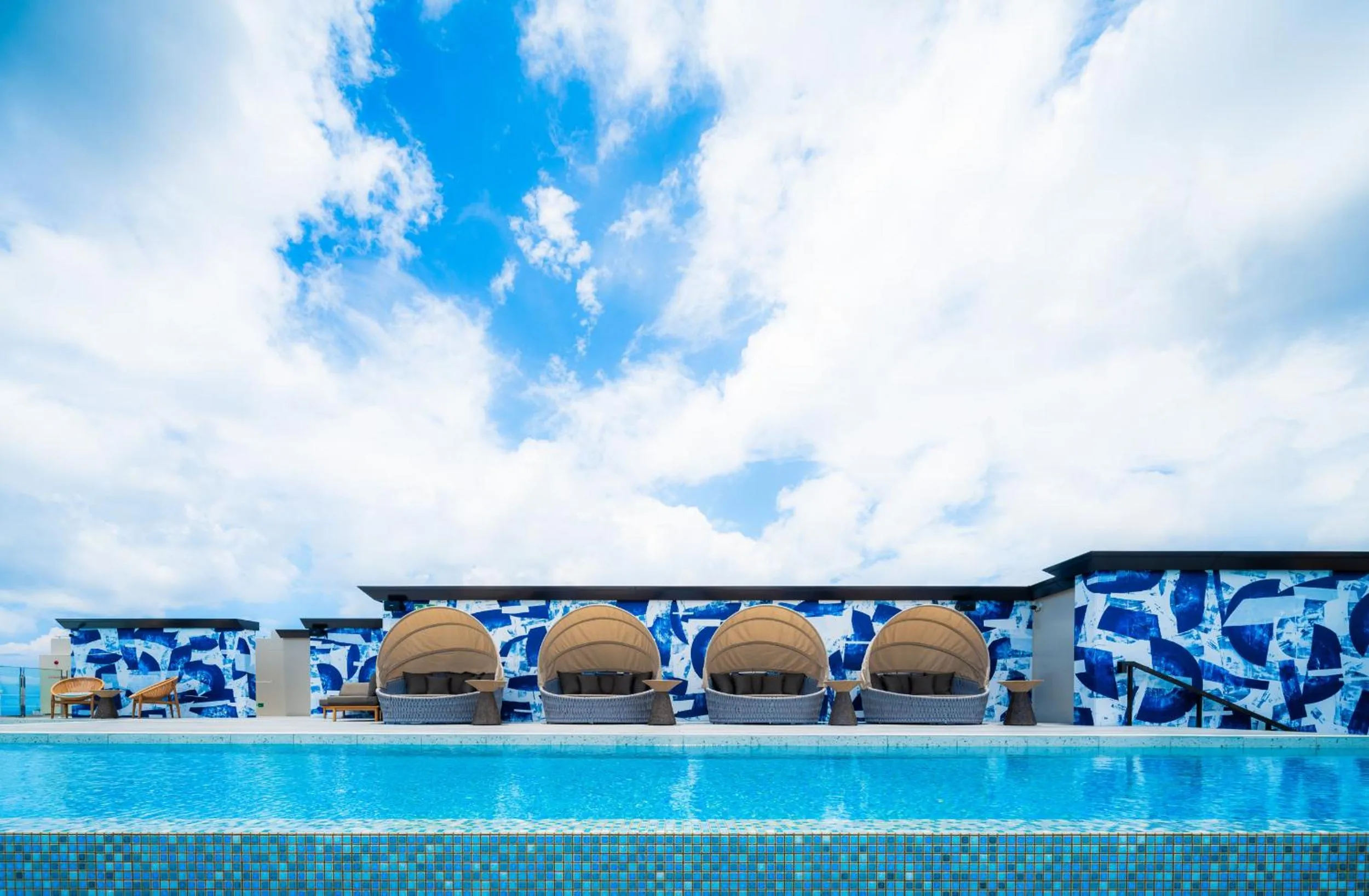 Pool view in THE NEST Naha