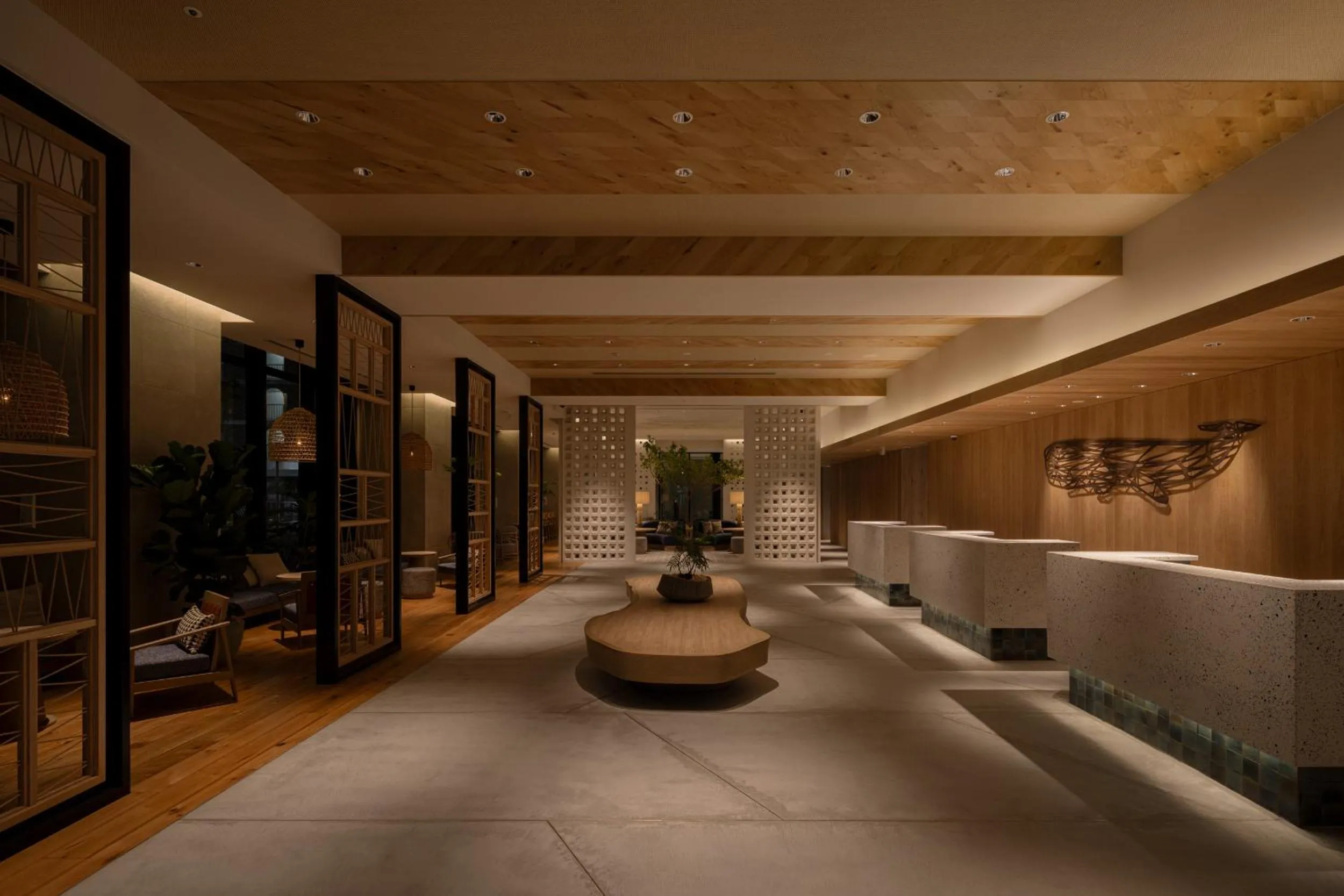 Lobby or reception in THE NEST Naha