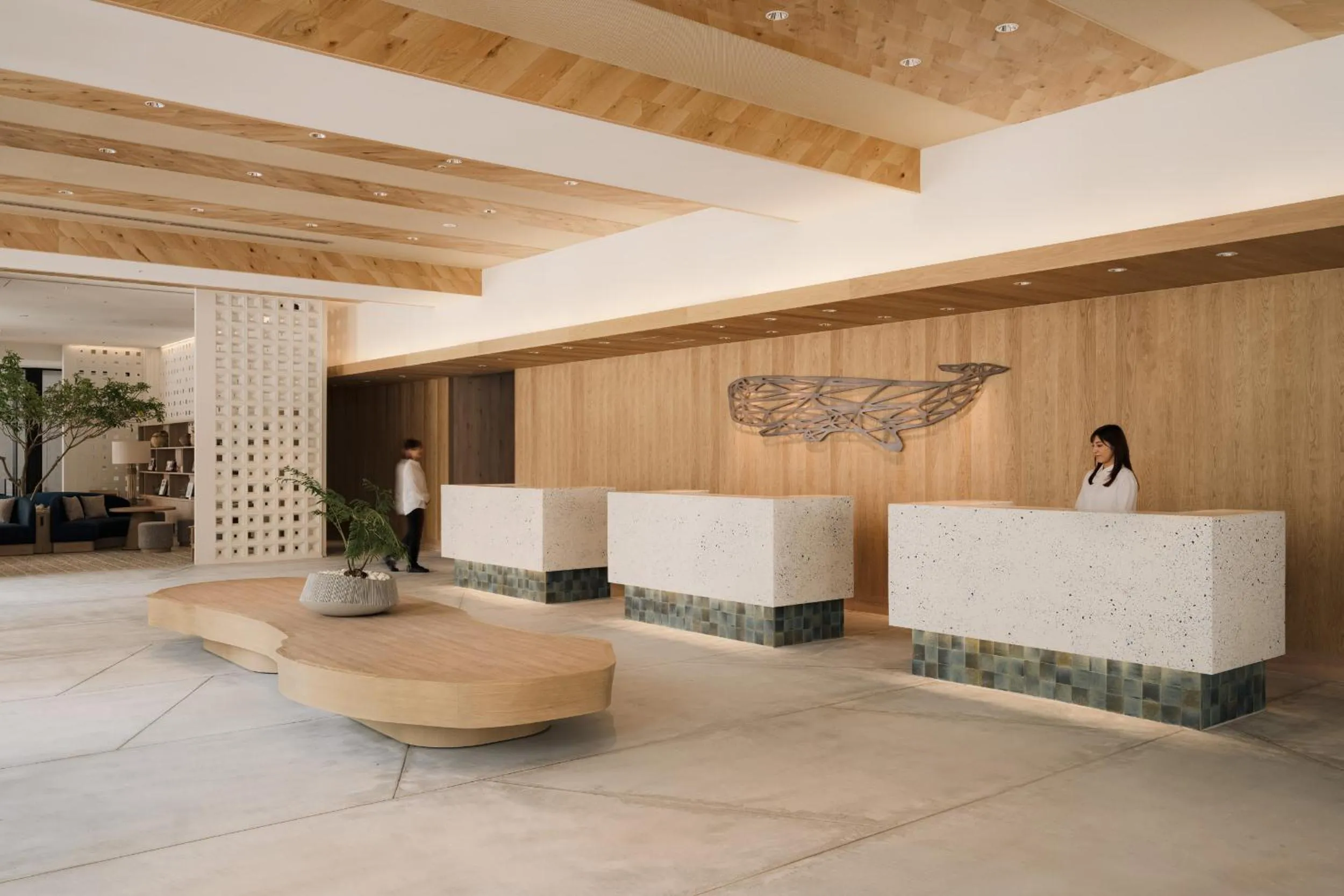 Lobby or reception in THE NEST Naha