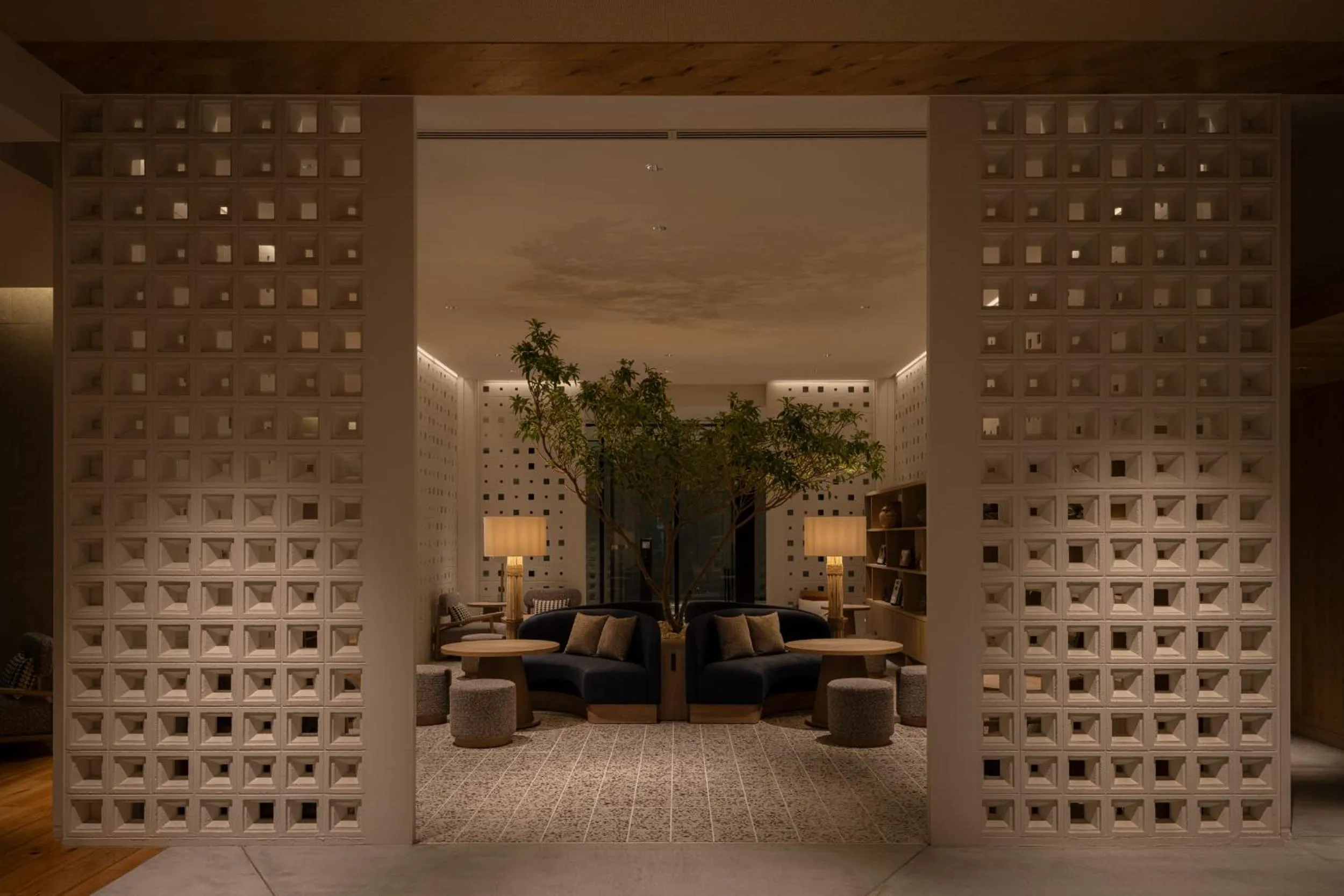 Lobby or reception in THE NEST Naha