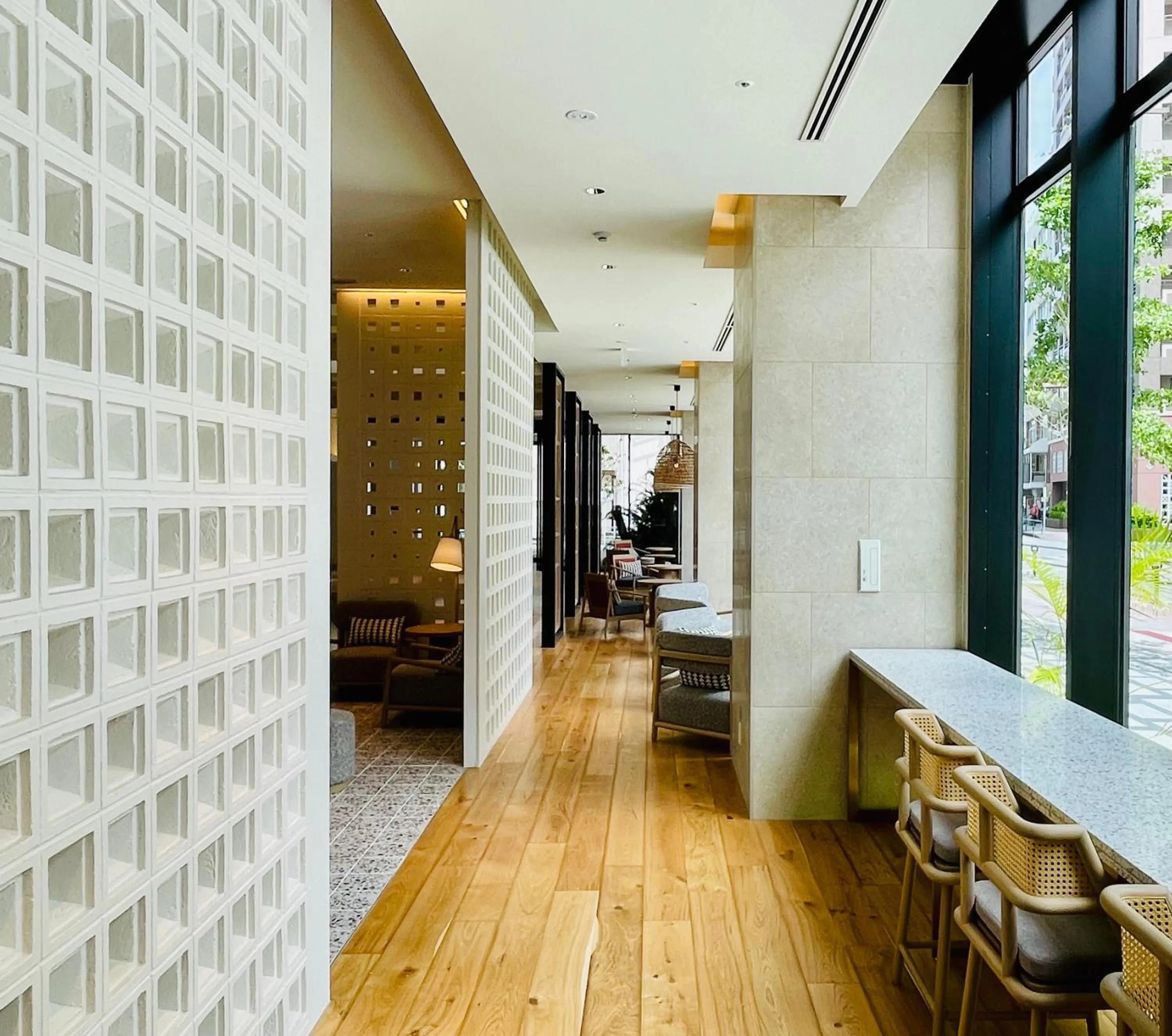 Lobby or reception in THE NEST Naha