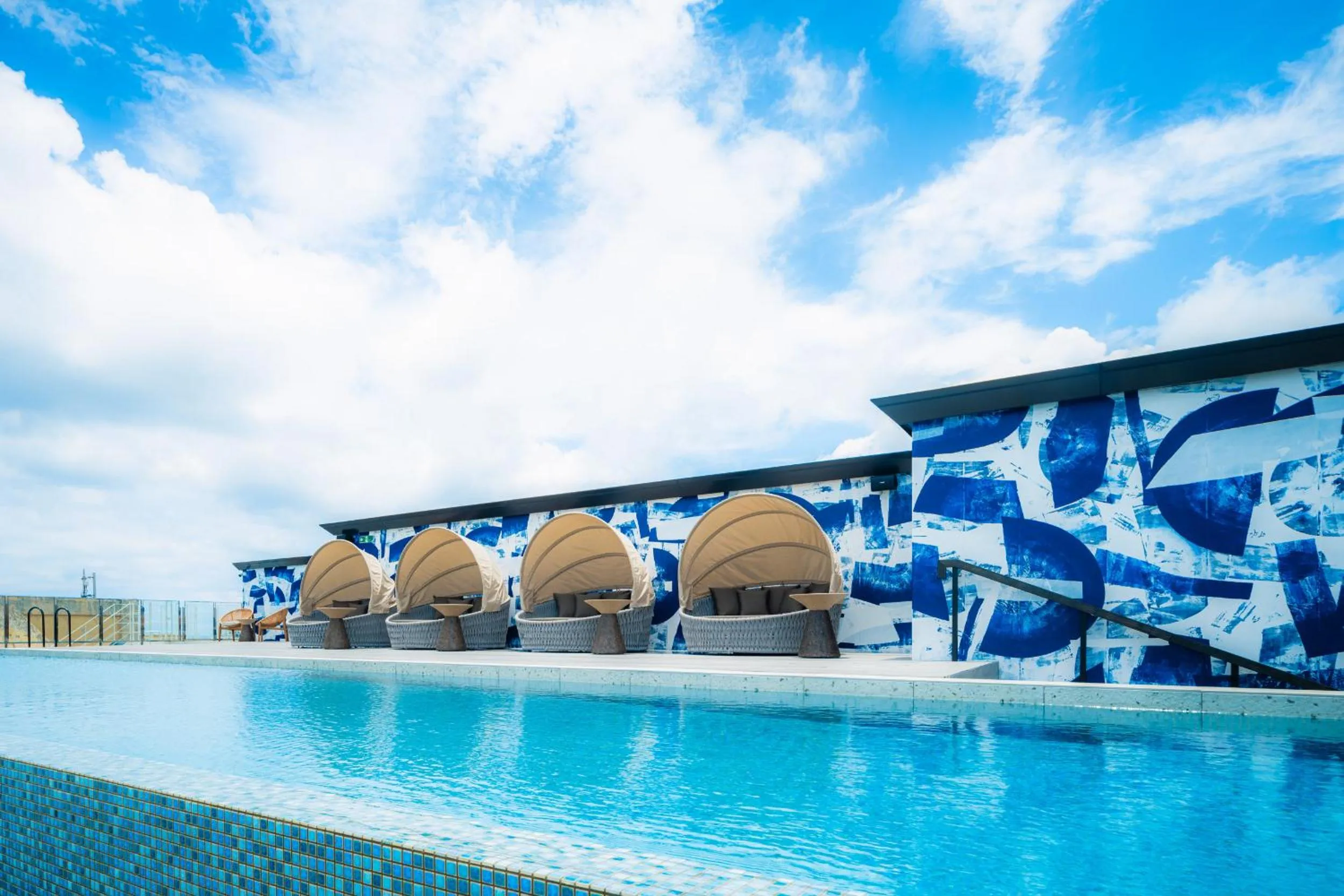 Pool view in THE NEST Naha