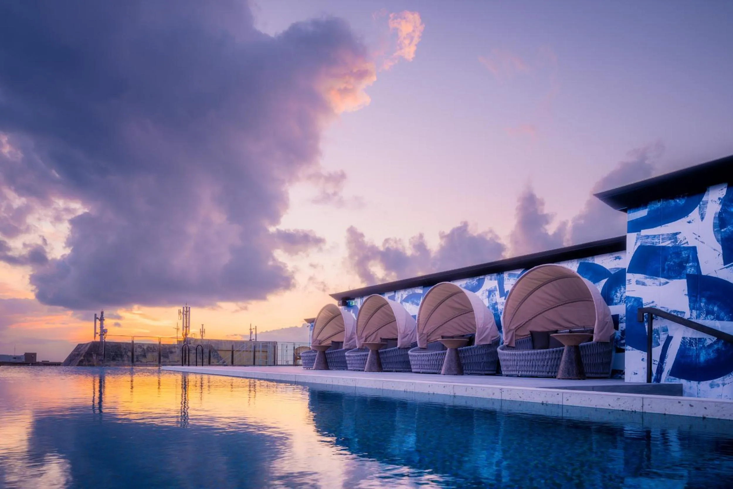Pool view in THE NEST Naha