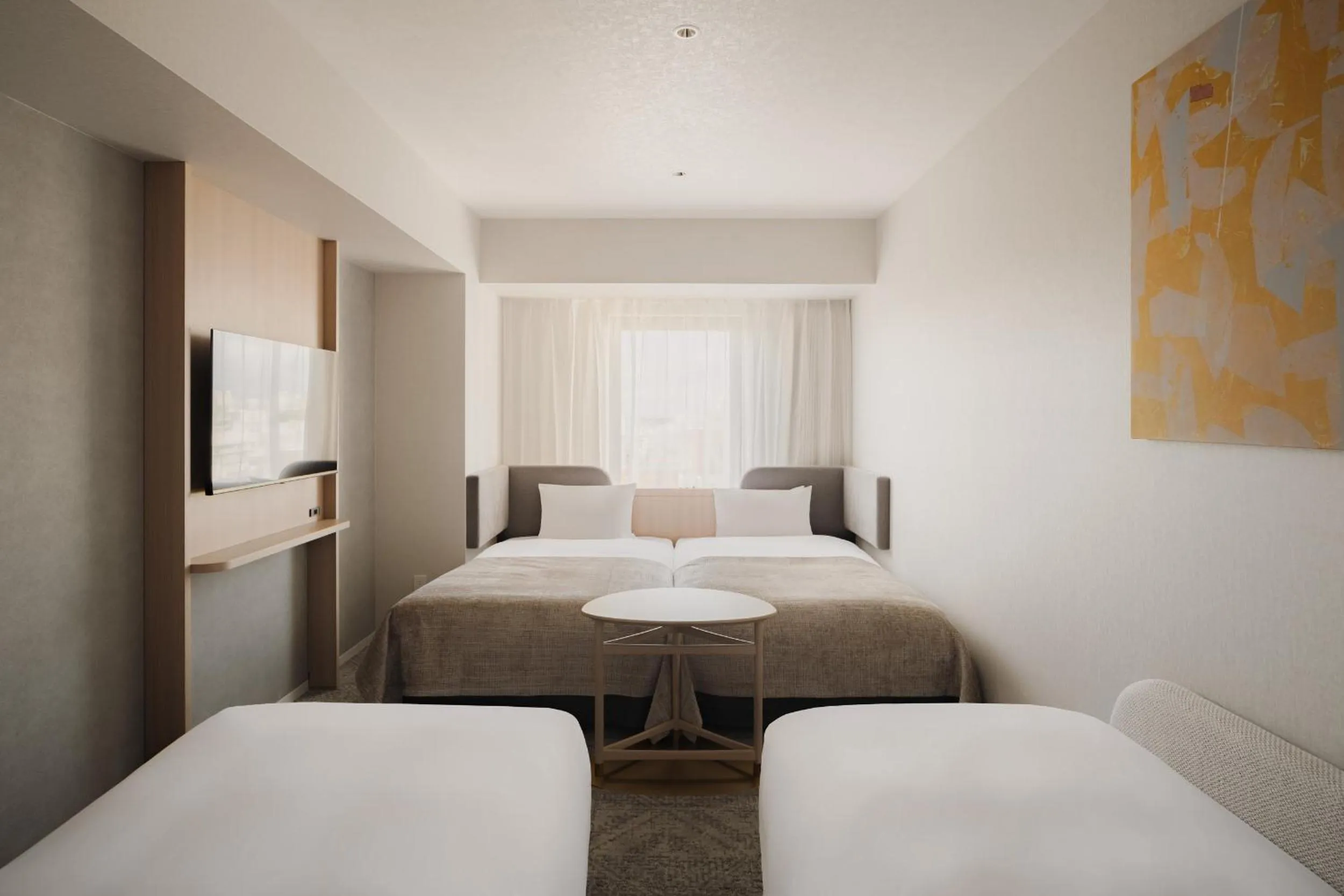 Photo of the whole room, Bed in THE NEST Naha