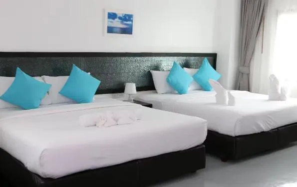 View (from property/room), Bed in The Regizt Jomtien Pattaya